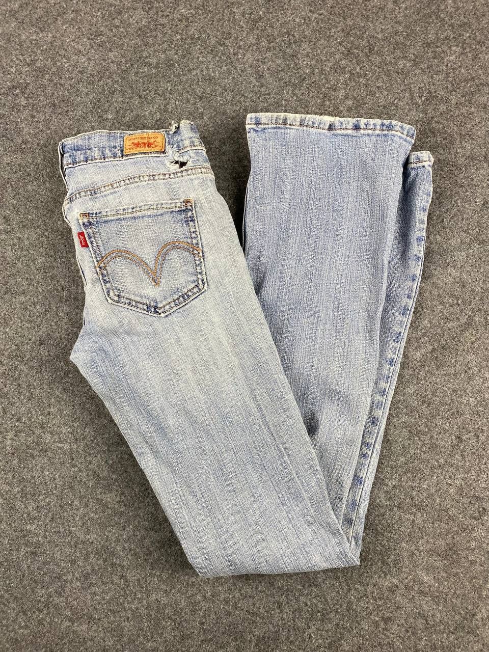 Levi's vintage levis 524 too superlow bootcut falre denim Size US 29 - 2 Thumbnail