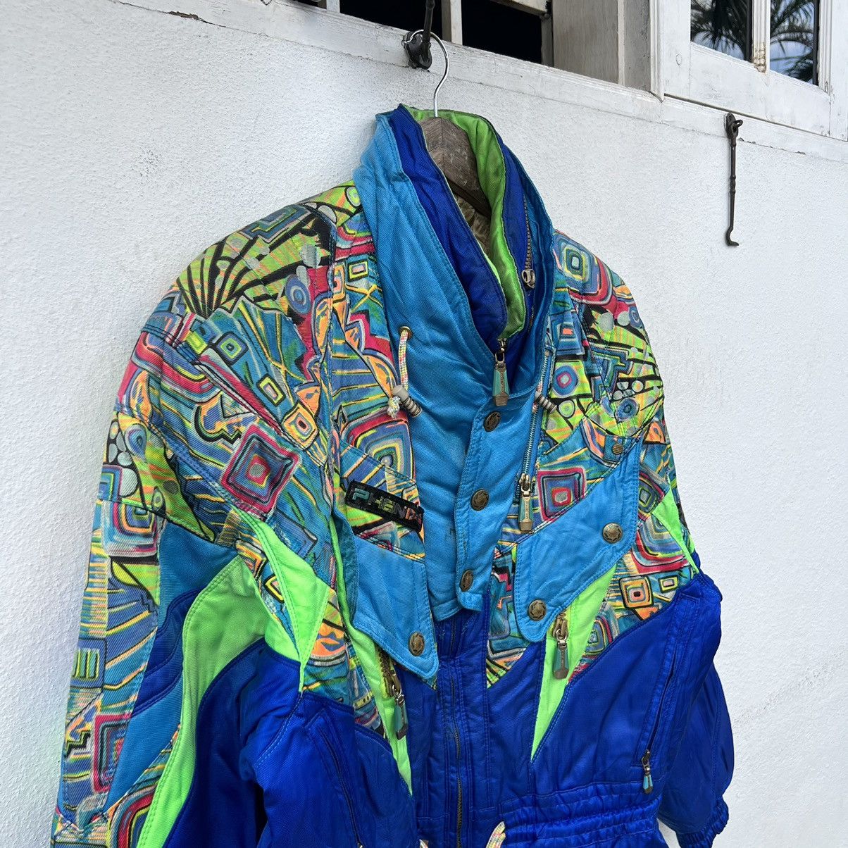 Japanese Brand VINTAGE PHENIX SKI JACKET MULTI COLOUR RARE DESIGN NAVAJO Size US M / EU 48-50 / 2 - 6 Thumbnail