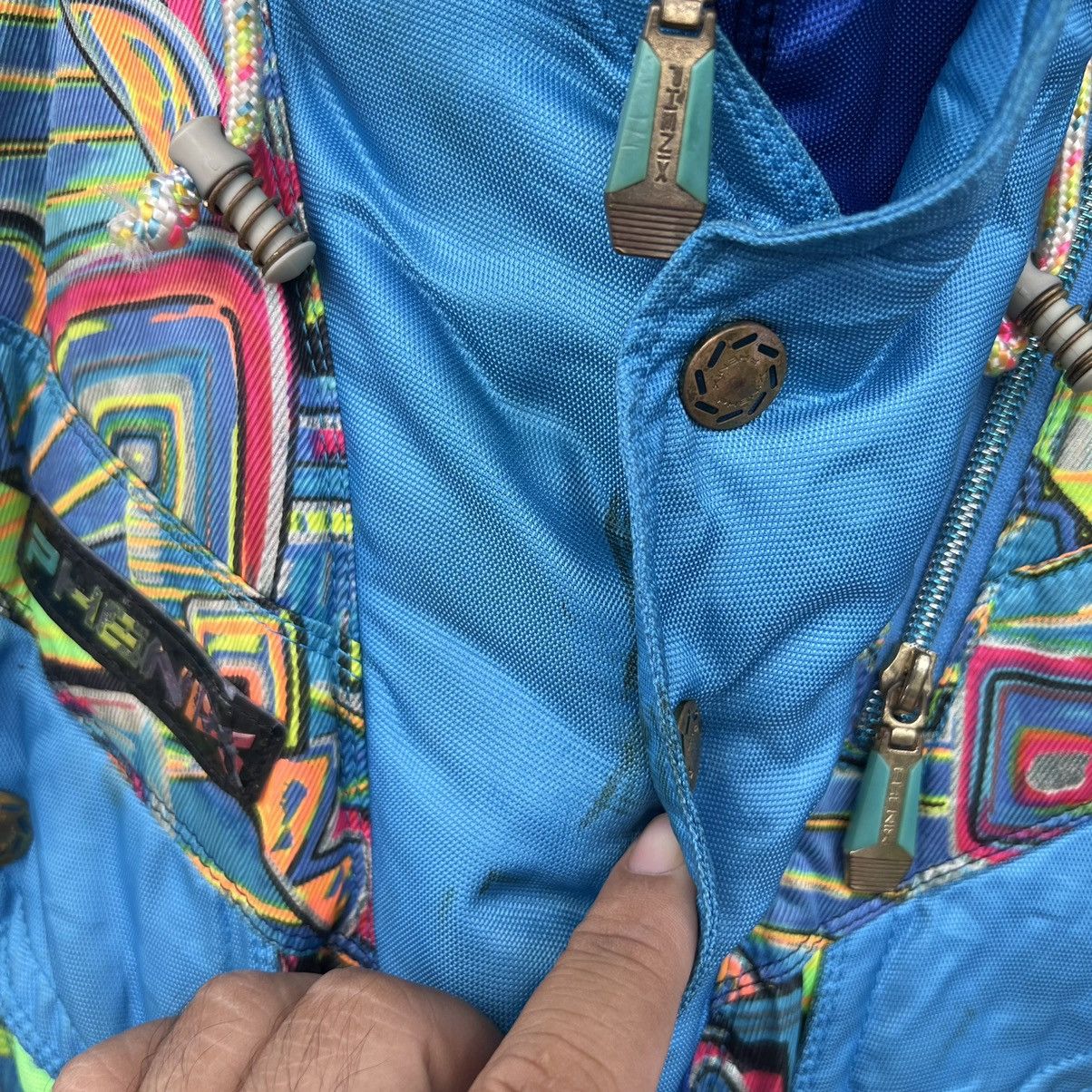 Japanese Brand VINTAGE PHENIX SKI JACKET MULTI COLOUR RARE DESIGN NAVAJO Size US M / EU 48-50 / 2 - 9 Thumbnail