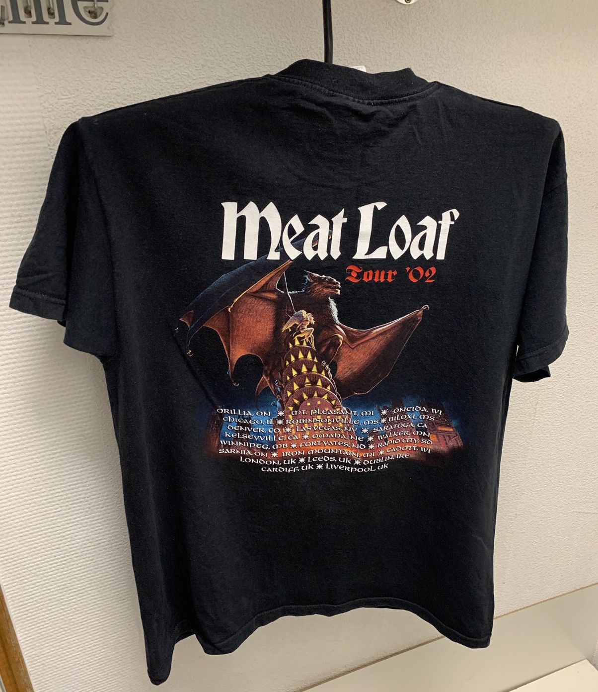 Band Tees Meat Loaf band tee tour t-shirt 2002 Xl black rock Size US XL / EU 56 / 4 - 1 Thumbnail