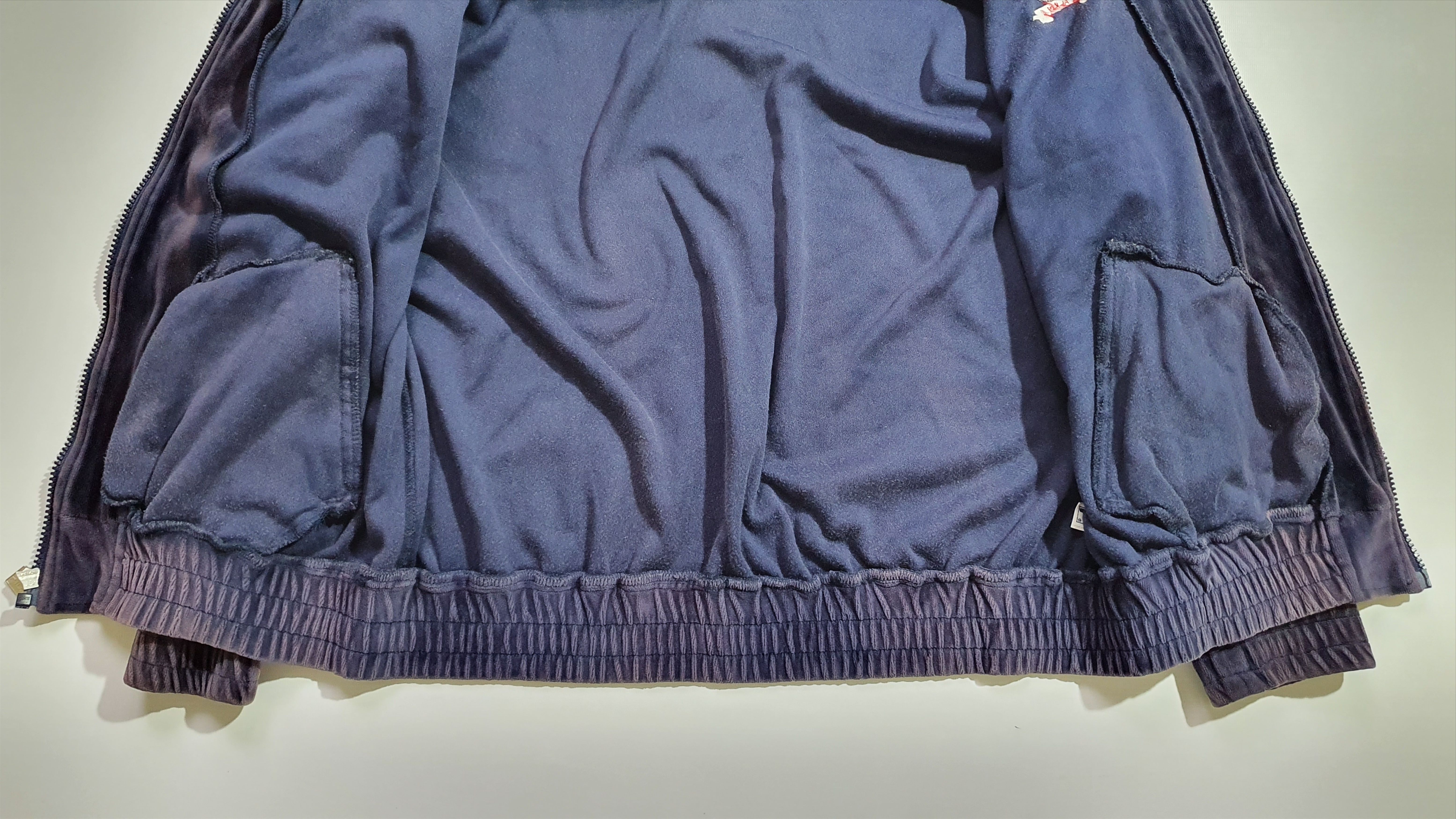 Fila × Vintage 90s Faded Velour Fila Italia/USA Flags Track Jacket Size US M / EU 48-50 / 2 - 13 Thumbnail