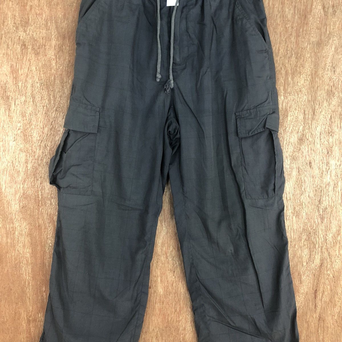 Japanese Brand Villand Dark grey Multipocket Cargo Pants #2324 Size US 31 - 4 Thumbnail