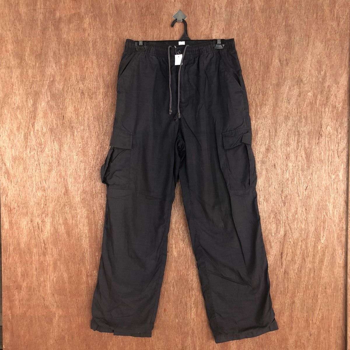 Japanese Brand Villand Dark grey Multipocket Cargo Pants #2324 Size US 31 - 1 Thumbnail