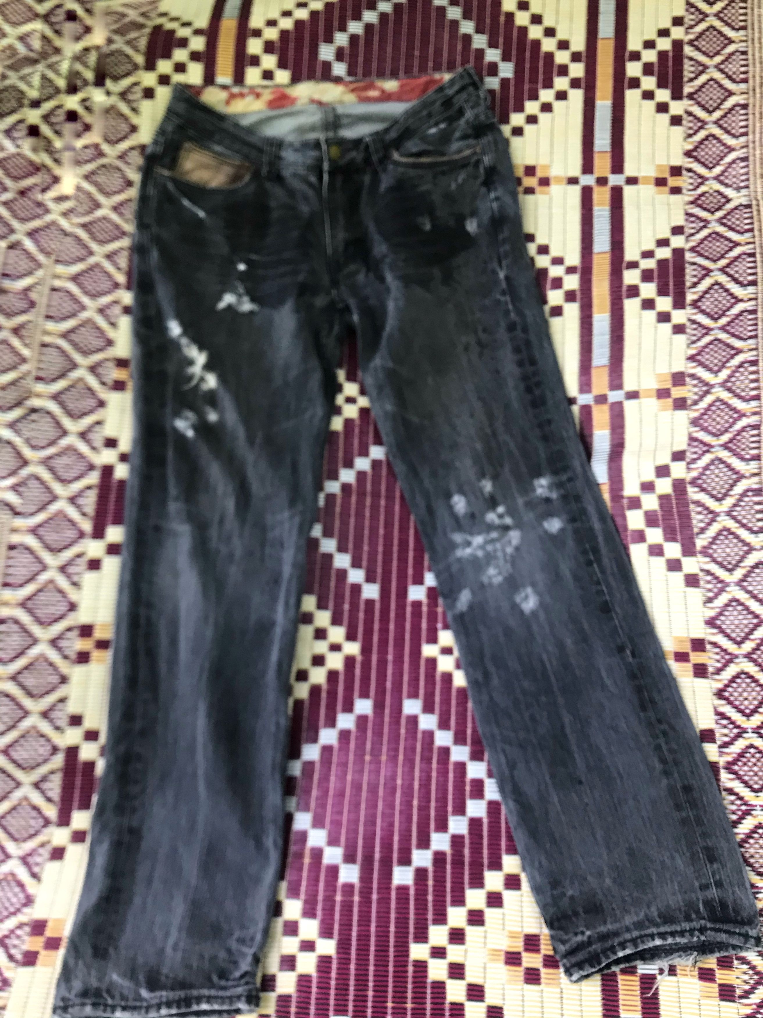 Takeo Kikuchi Takeo Kikuchi Distressed Denim Pants Size US 33 - 1 Thumbnail