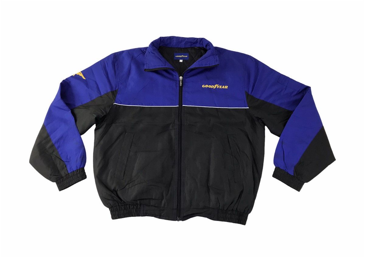 Vintage Goodyear Ice Navi 7 Jacket Zip Snap Button Embroidery Design Size US L / EU 52-54 / 3 - 2 Thumbnail
