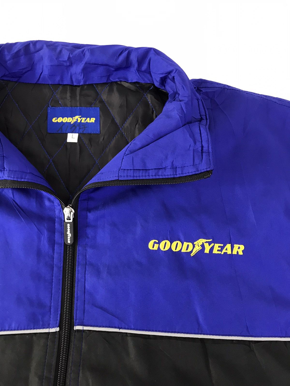 Vintage Goodyear Ice Navi 7 Jacket Zip Snap Button Embroidery Design Size US L / EU 52-54 / 3 - 3 Thumbnail