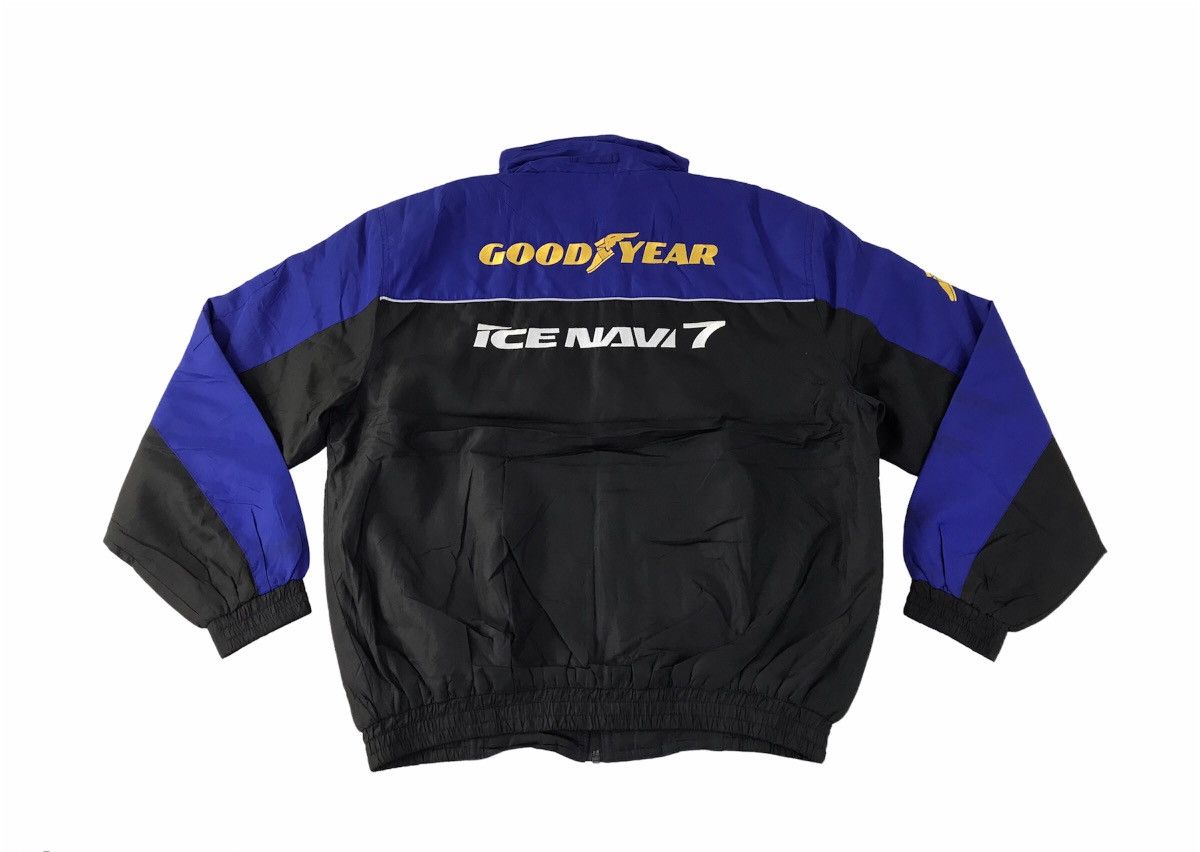Vintage Goodyear Ice Navi 7 Jacket Zip Snap Button Embroidery Design Size US L / EU 52-54 / 3 - 1 Thumbnail