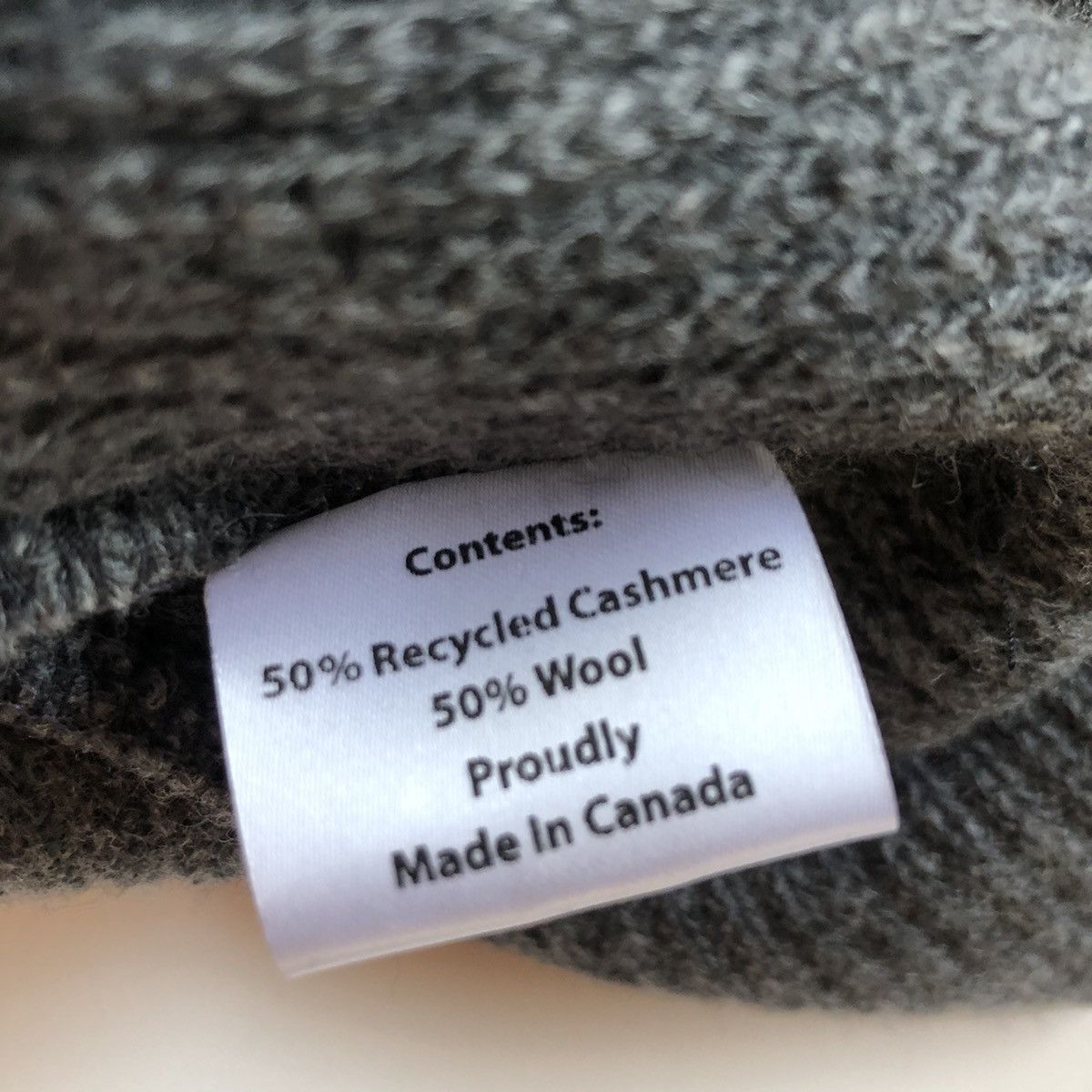 Other NEW 50/50 Cashmere/ Merino Beanie GREY Size ONE SIZE - 4 Thumbnail