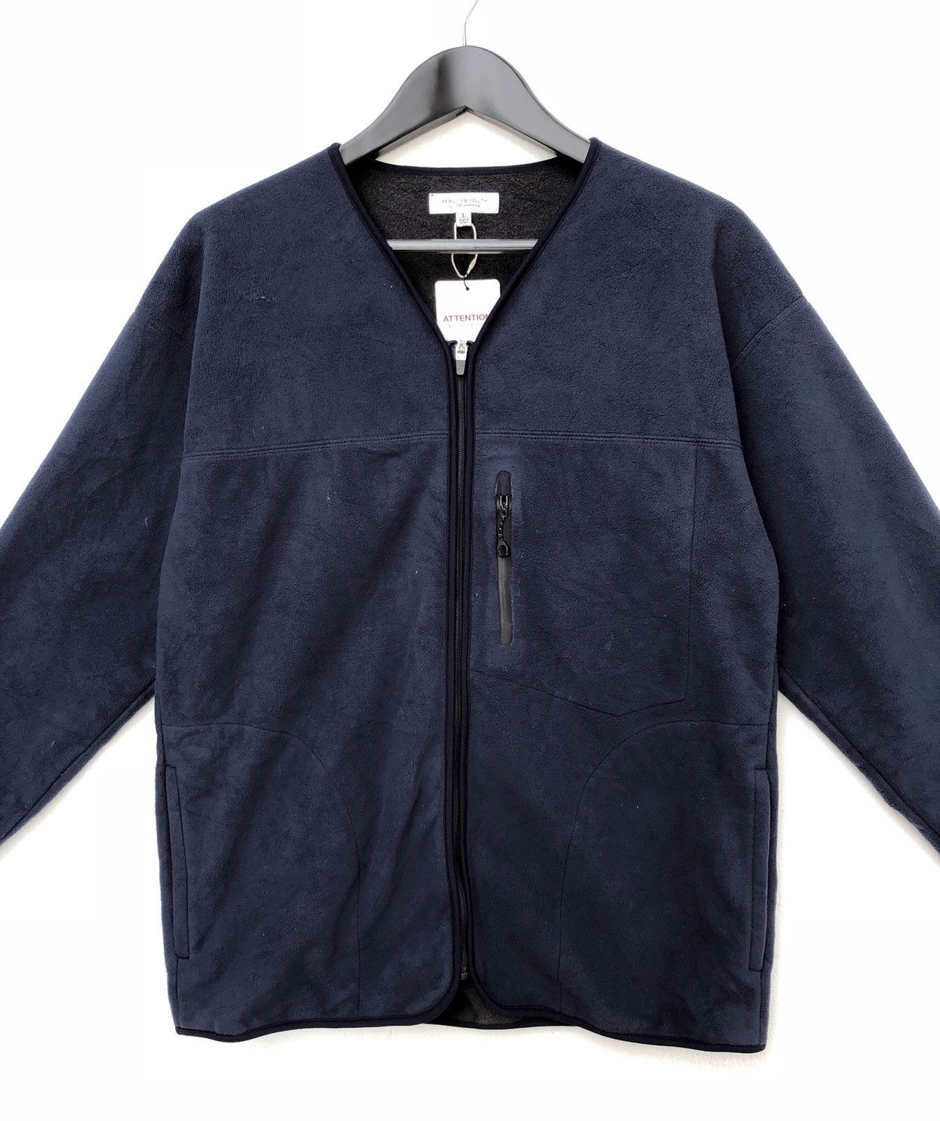 BEAUTY&YOUTH × Japanese Brand × United Arrows BEAUTY AND YOUTH SIDE POCKET FLEECE LIGHT JACKET Size US L / EU 52-54 / 3 - 2 Thumbnail