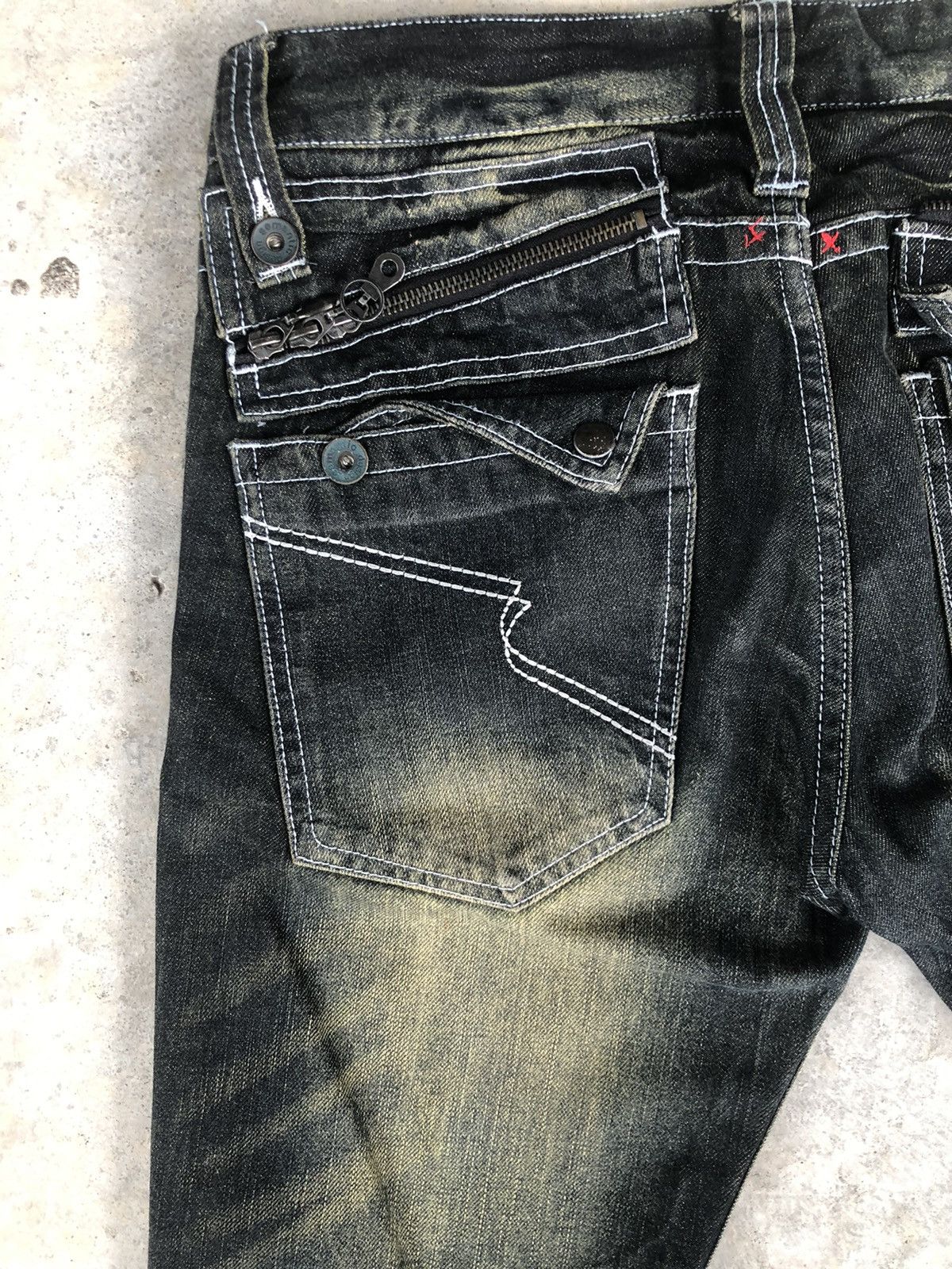 semanticdesign Semantic Design Flared Jeans Distressed Jeans Size US 34 / EU 50 - 10 Thumbnail