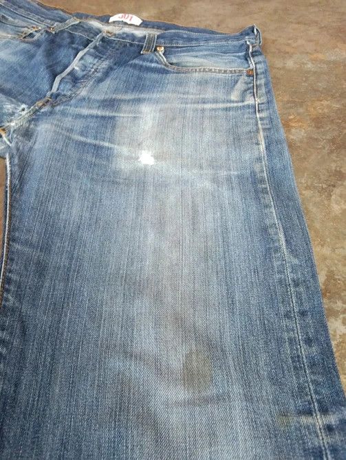 Levi's Vintage Levi's 501 Repaired Distressed Jeans 34x35 Size US 34 / EU 50 - 9 Thumbnail