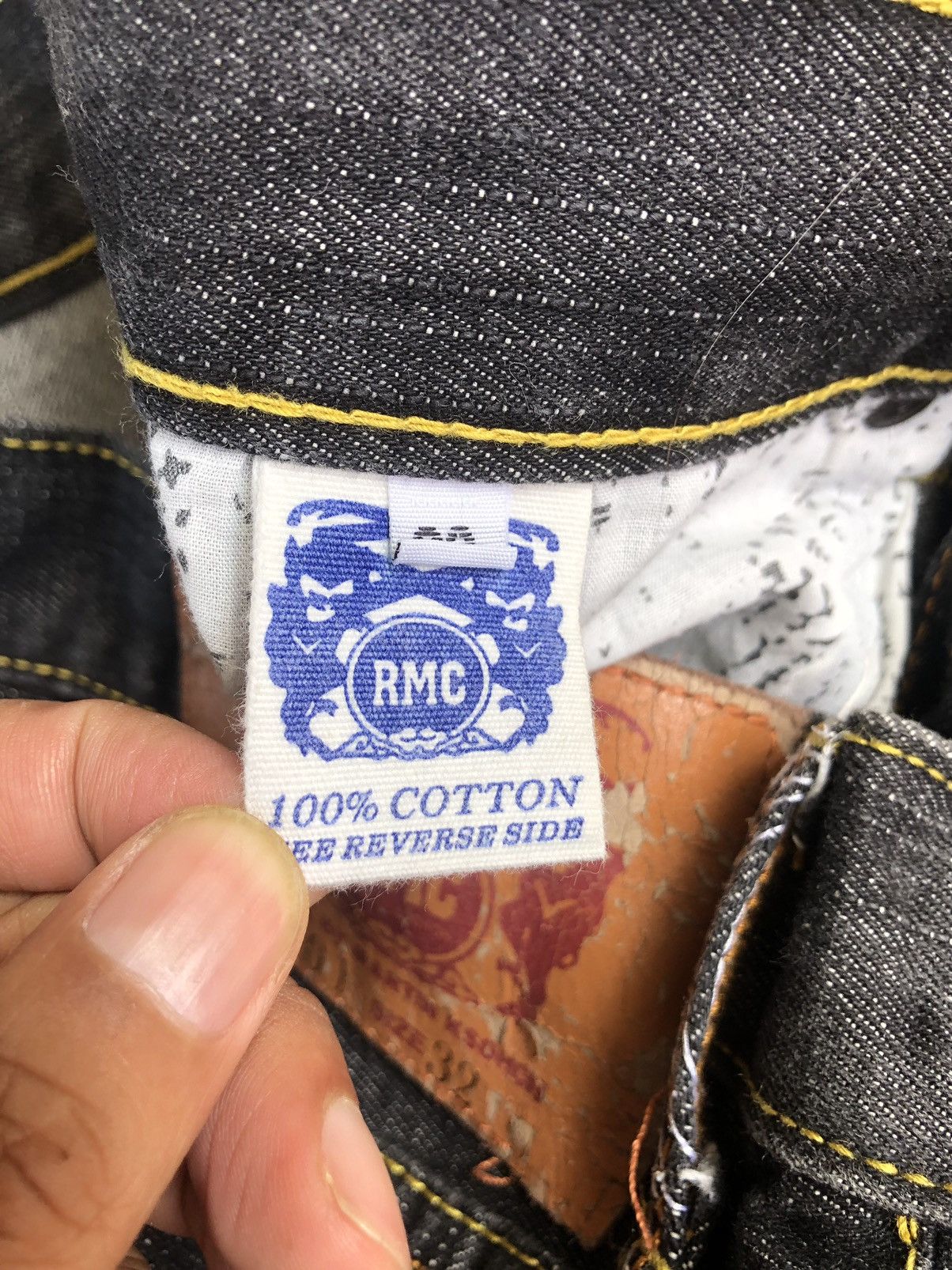 RMC Jeans Red Monkey Comapny Embroiedred Jeans Size US 30 / EU 46 - 21 Thumbnail