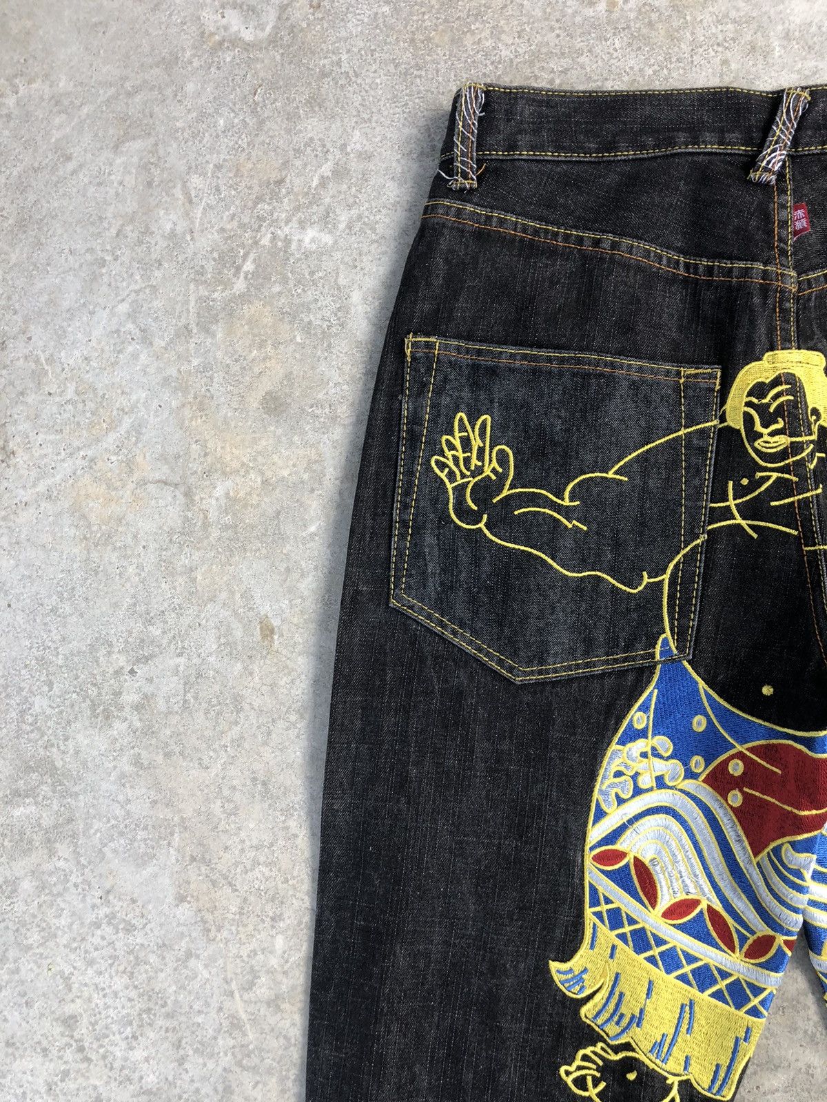 RMC Jeans Red Monkey Comapny Embroiedred Jeans Size US 30 / EU 46 - 11 Thumbnail