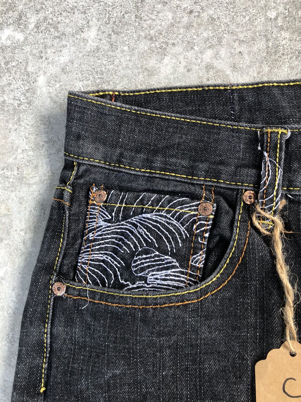 RMC Jeans Red Monkey Comapny Embroiedred Jeans Size US 30 / EU 46 - 8 Thumbnail