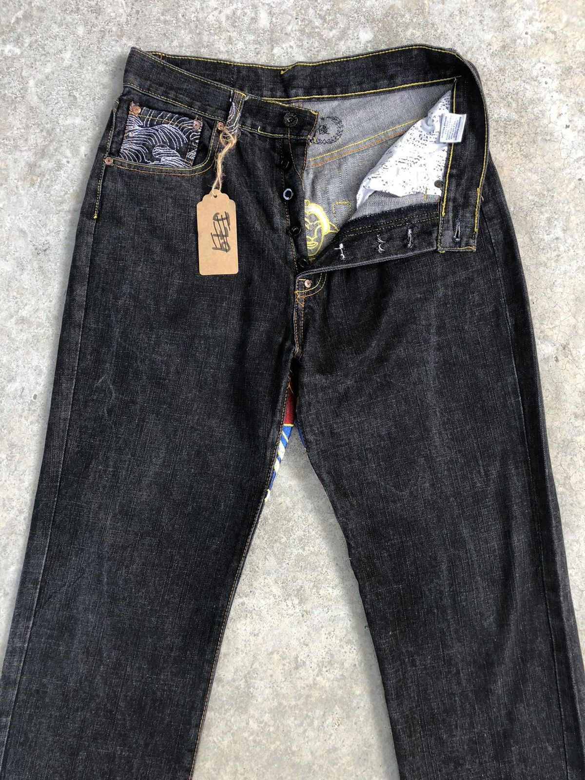 RMC Jeans Red Monkey Comapny Embroiedred Jeans Size US 30 / EU 46 - 3 Thumbnail