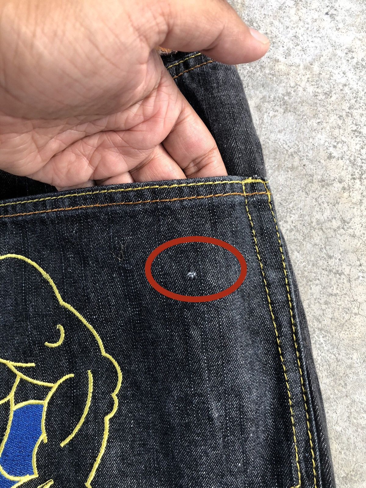 RMC Jeans Red Monkey Comapny Embroiedred Jeans Size US 30 / EU 46 - 16 Thumbnail