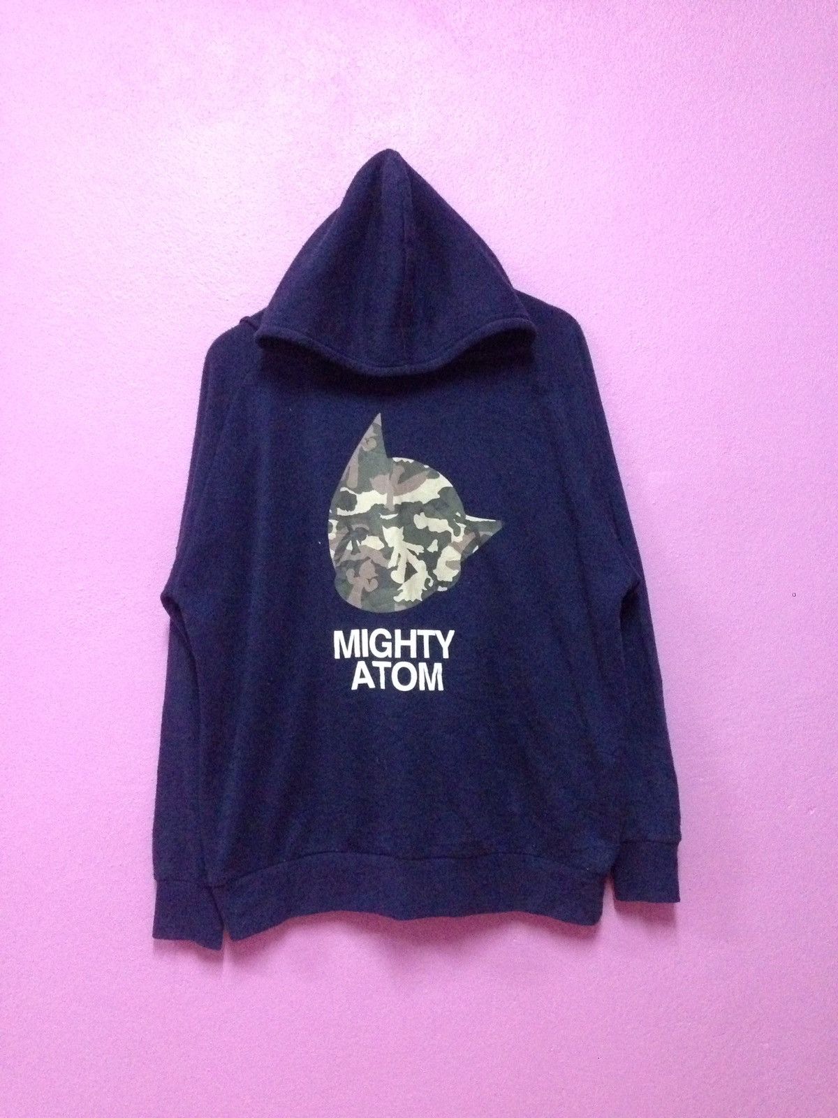 Japanese Brand Vintage 90's Astro Boy Mighty Atom Camo Hoodies Size L Size US L / EU 52-54 / 3 - 1 Thumbnail