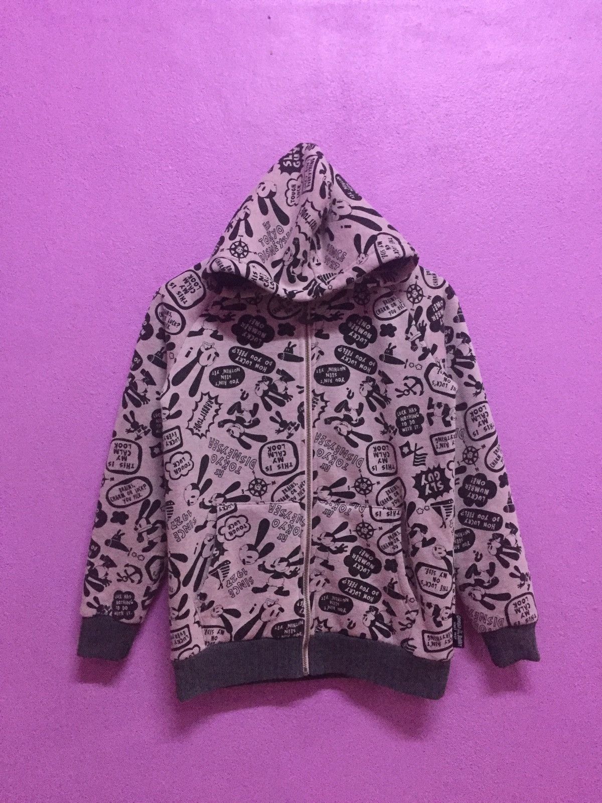 Disney Vintage 90's Mickey Mouse Fullprints Hoodies Size M Size US M / EU 48-50 / 2 - 1 Thumbnail
