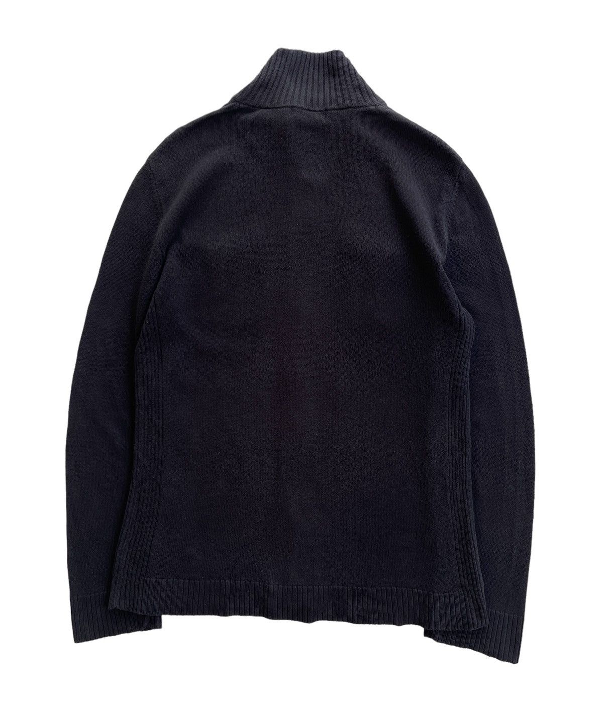Burberry Burberry Black Knitted Zip Up Jacket Size US M / EU 48-50 / 2 - 3 Thumbnail