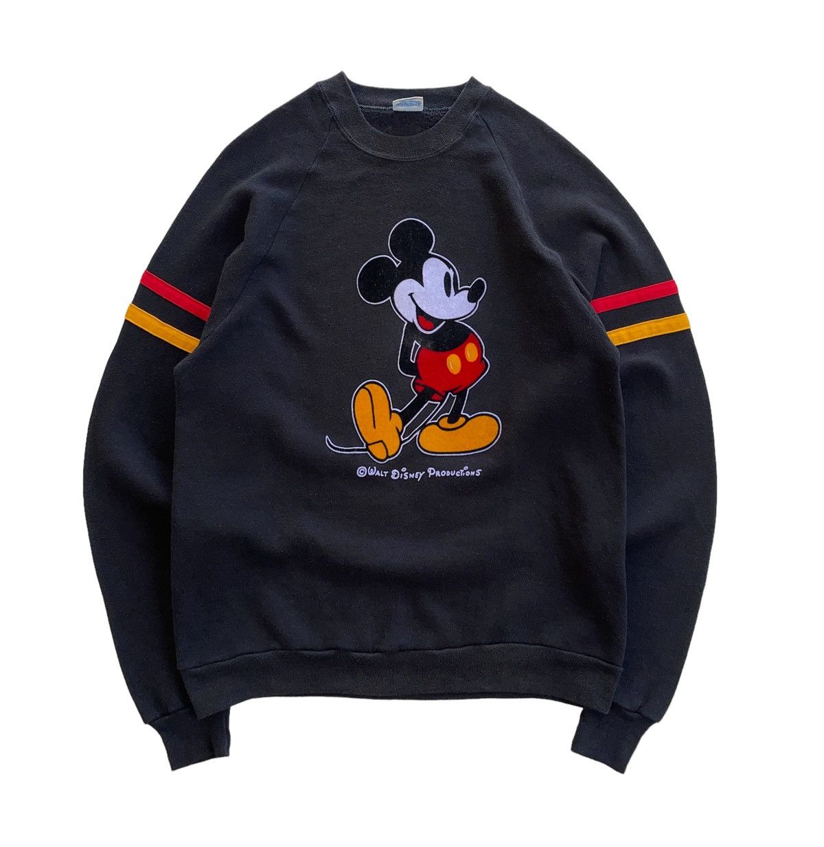 Mickey Mouse Vintage 80s Disney Mickey Mouse Sweatshirt (Fit M) Size US M / EU 48-50 / 2 - 6 Thumbnail