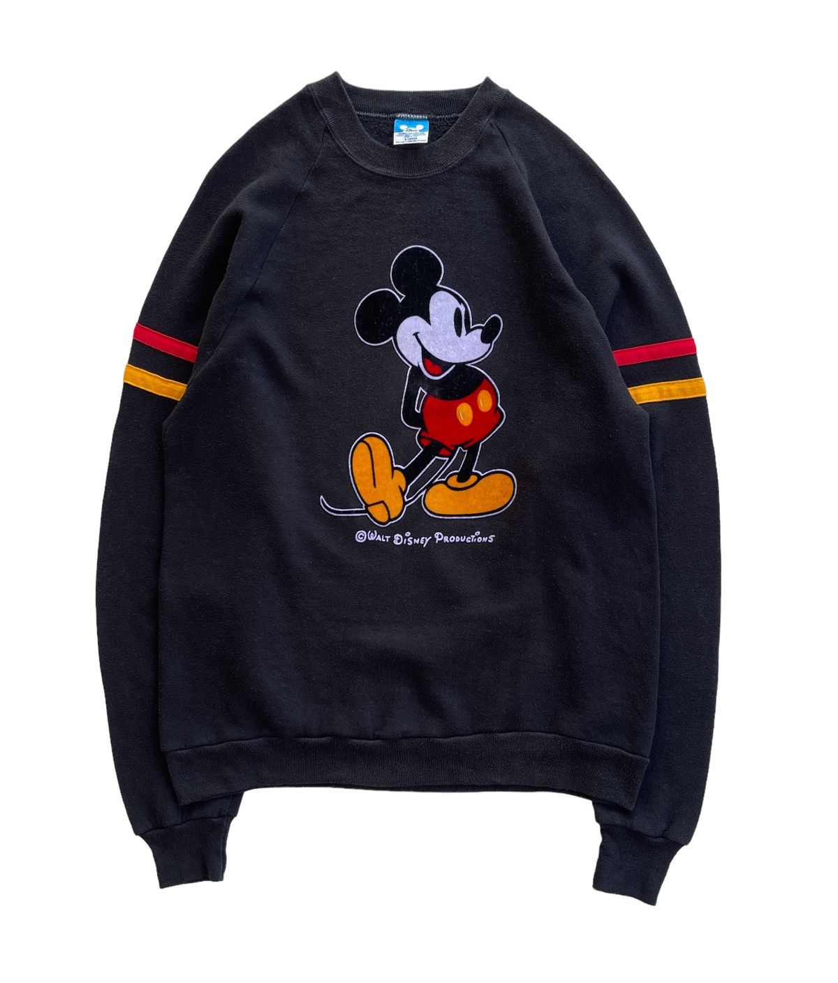 Mickey Mouse Vintage 80s Disney Mickey Mouse Sweatshirt (Fit M) Size US M / EU 48-50 / 2 - 2 Thumbnail