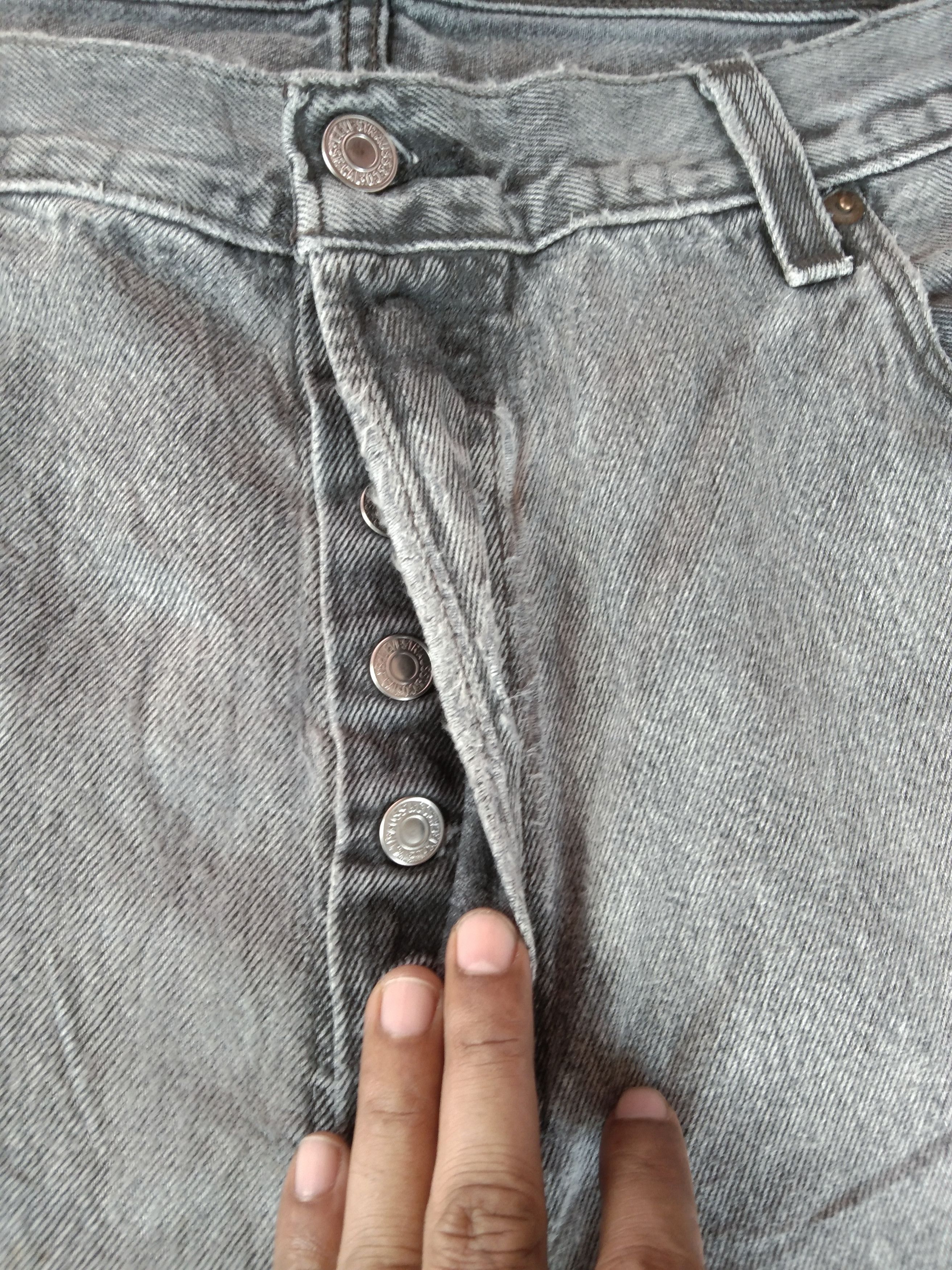 Levi's × Vintage Vintage Levis 501 Thrashed Distressed Jeans 40x28 Size US 40 / EU 56 - 10 Thumbnail