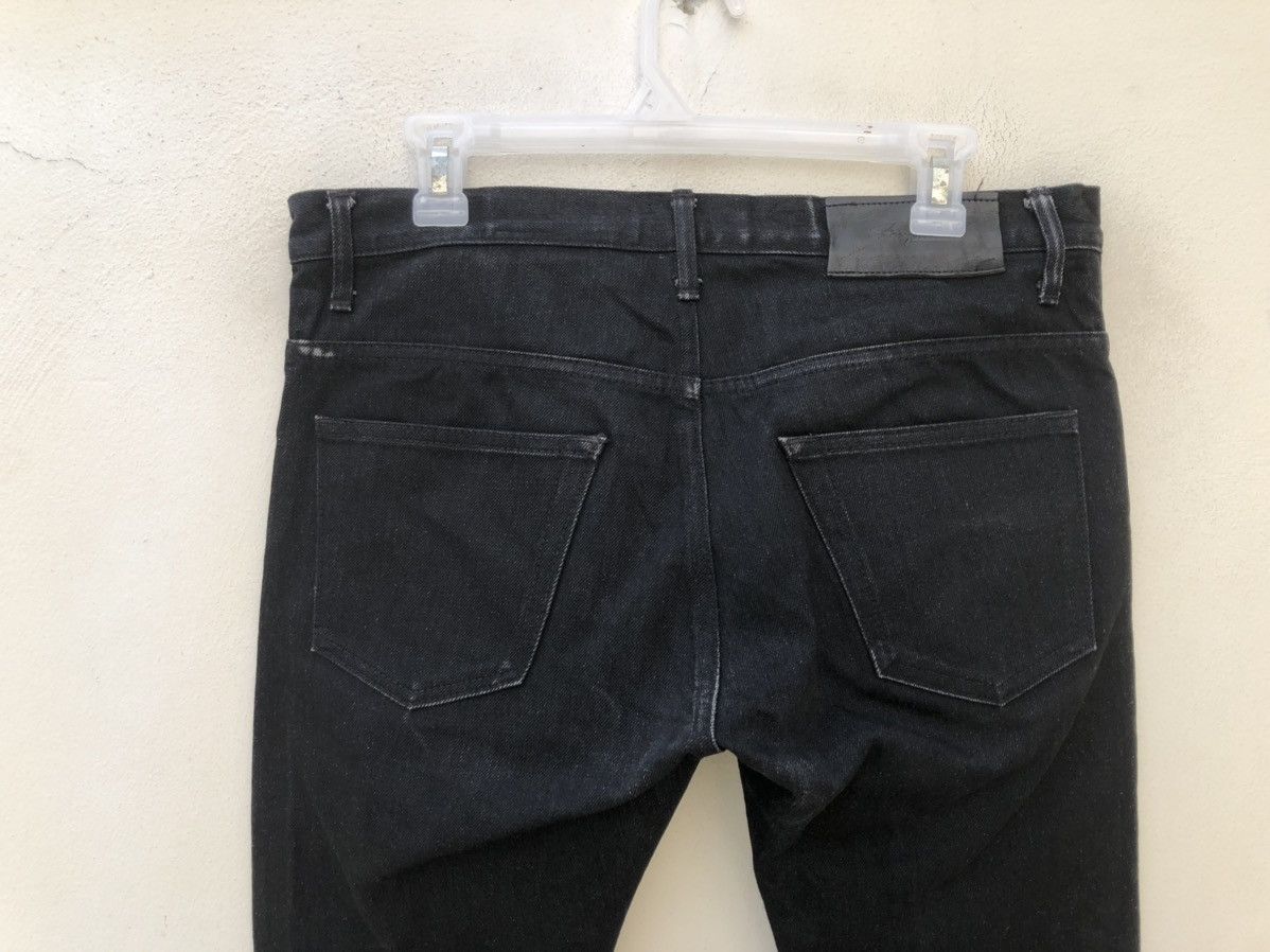 Vintage S’exprimer by Yuta Readymade Japan Black Denim Stacked Jeans Size US 30 / EU 46 - 16 Thumbnail