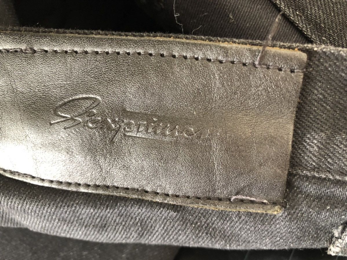 Vintage S’exprimer by Yuta Readymade Japan Black Denim Stacked Jeans Size US 30 / EU 46 - 23 Thumbnail