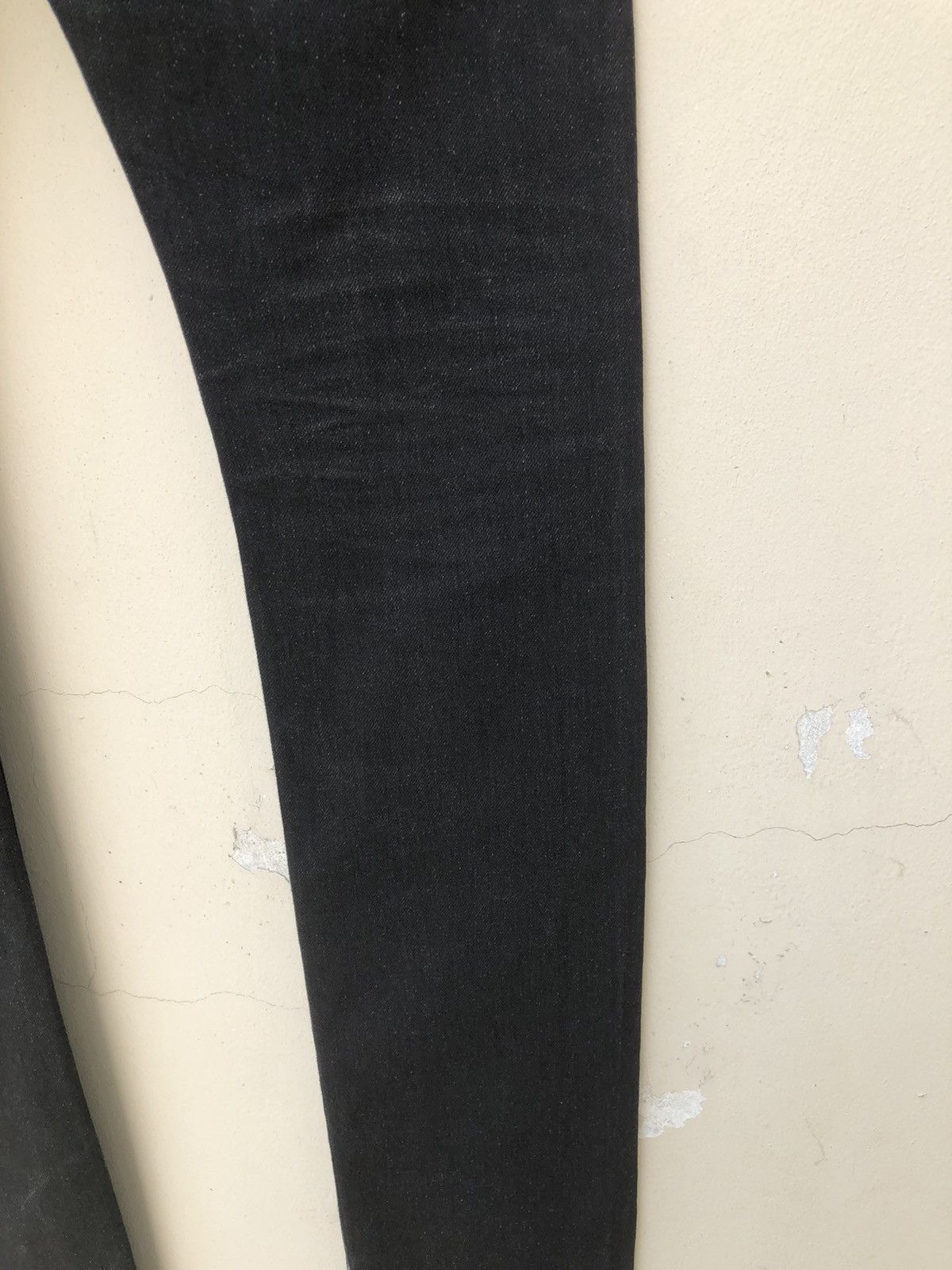 Vintage S’exprimer by Yuta Readymade Japan Black Denim Stacked Jeans Size US 30 / EU 46 - 21 Thumbnail