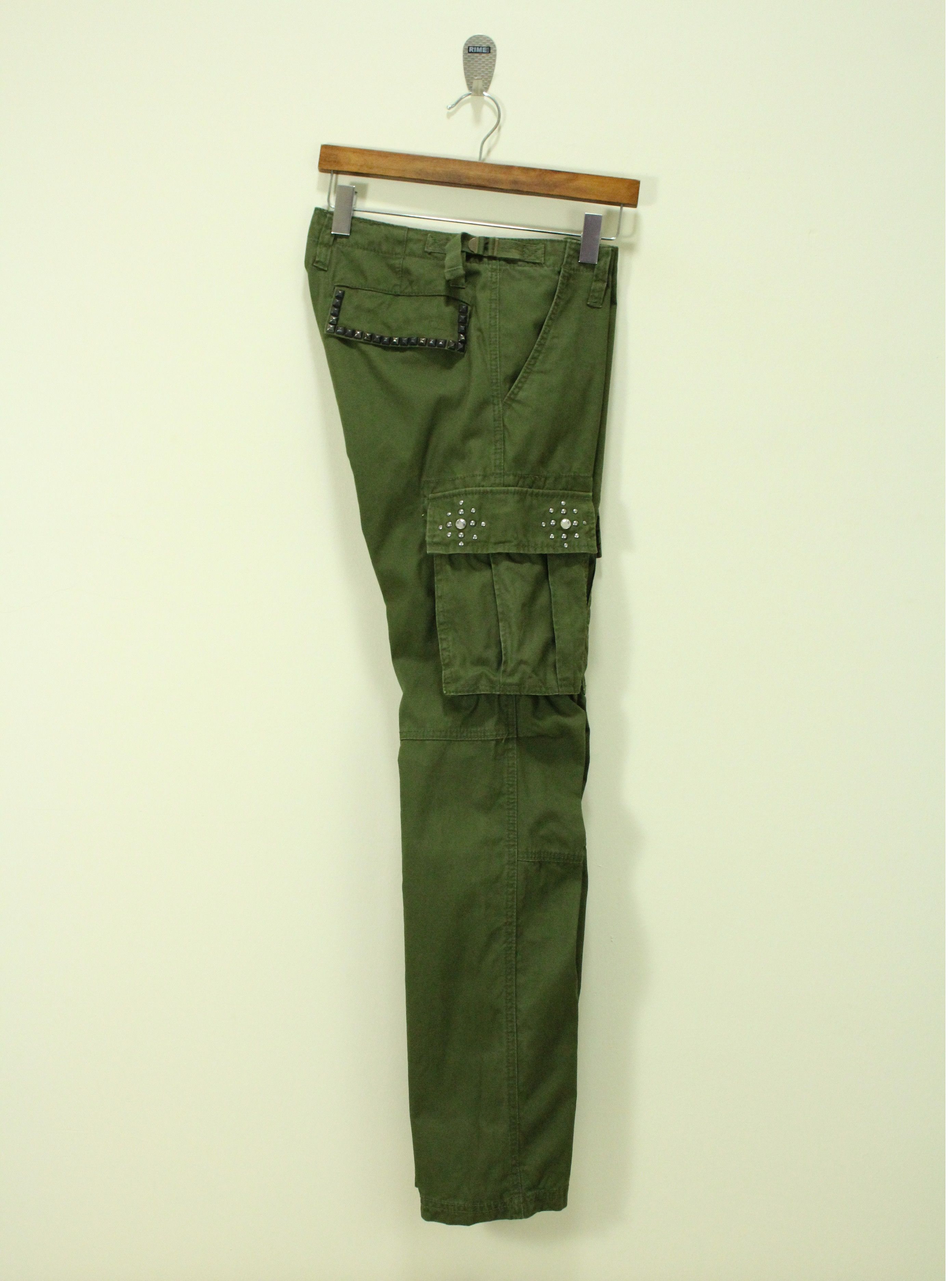 Japanese Brand Stud Pocket NEUTRAL INFINITY Cargos Utility Army Size US 32 / EU 48 - 4 Thumbnail