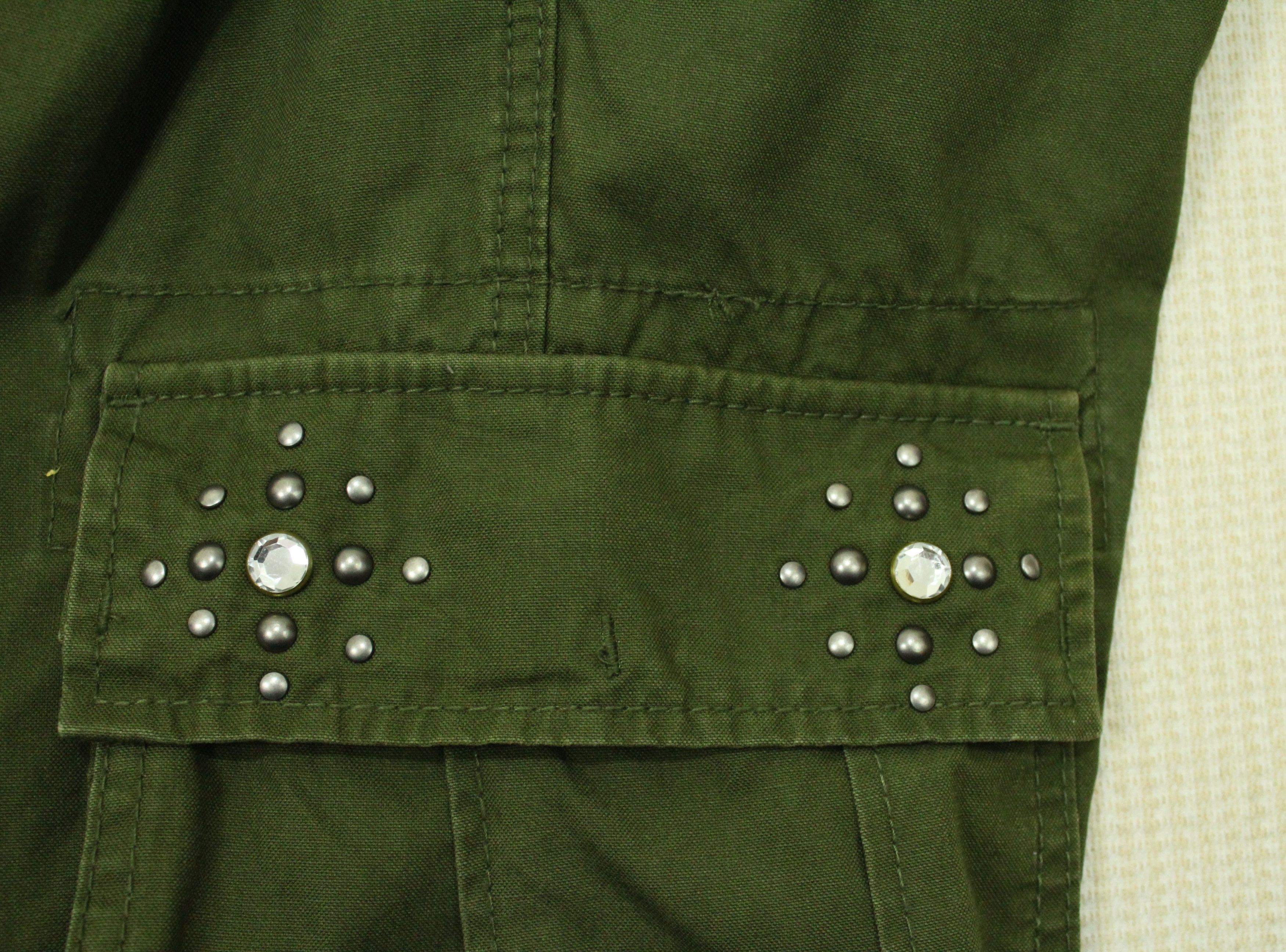 Japanese Brand Stud Pocket NEUTRAL INFINITY Cargos Utility Army Size US 32 / EU 48 - 6 Thumbnail
