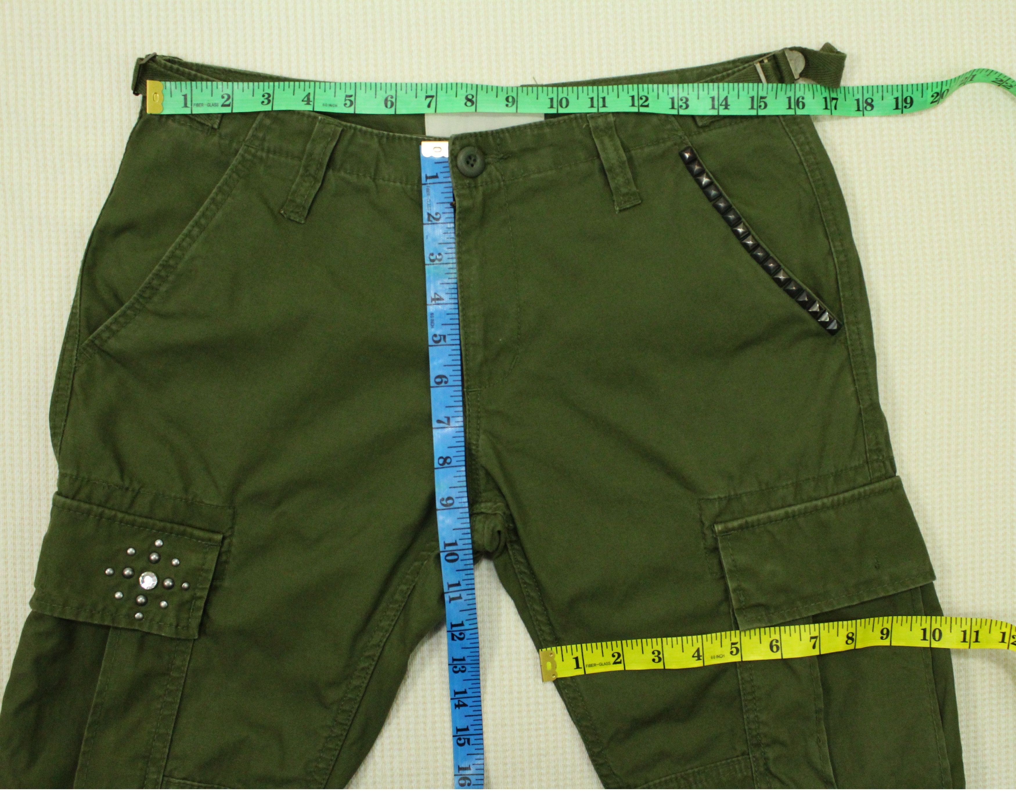 Japanese Brand Stud Pocket NEUTRAL INFINITY Cargos Utility Army Size US 32 / EU 48 - 10 Thumbnail