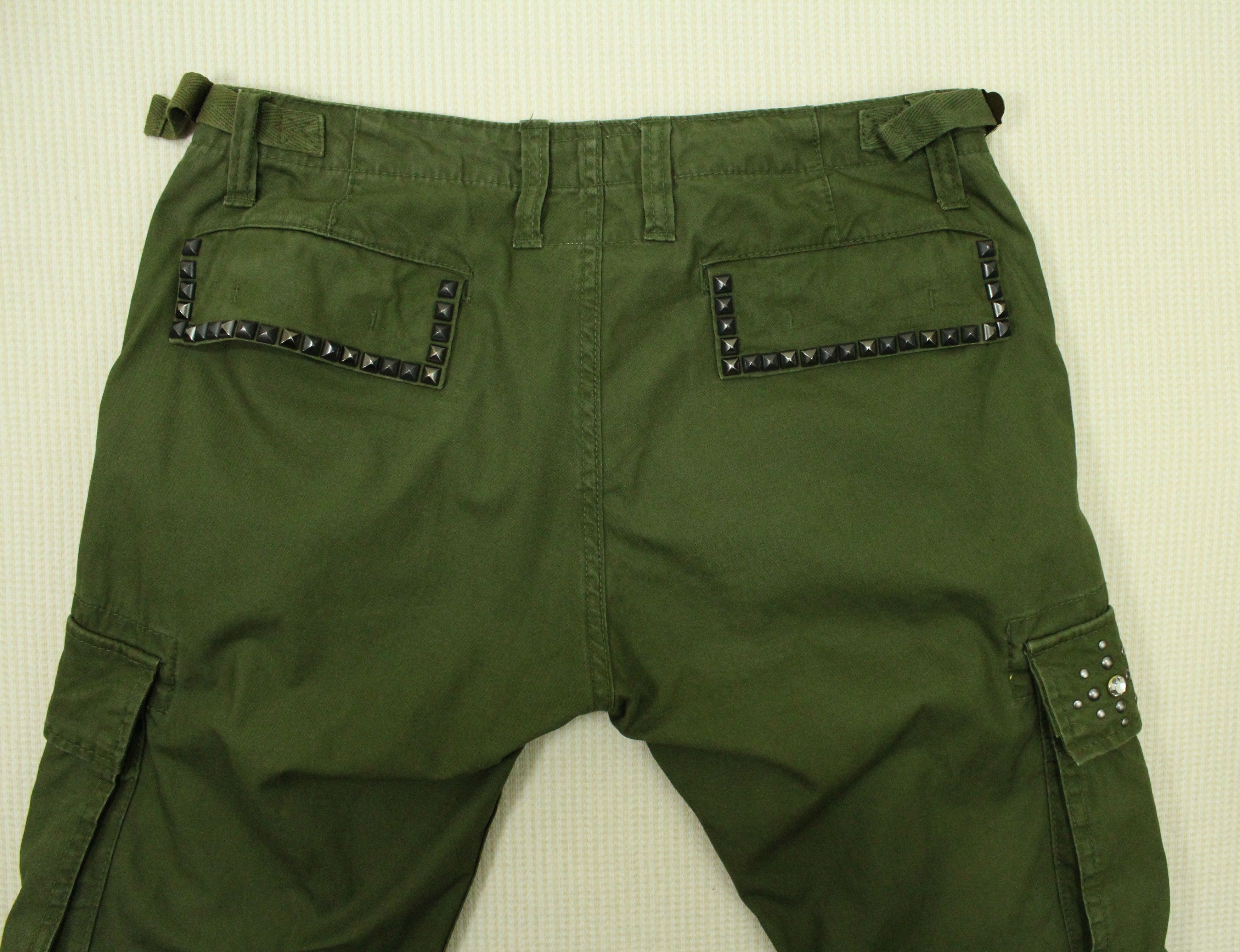 Japanese Brand Stud Pocket NEUTRAL INFINITY Cargos Utility Army Size US 32 / EU 48 - 7 Thumbnail