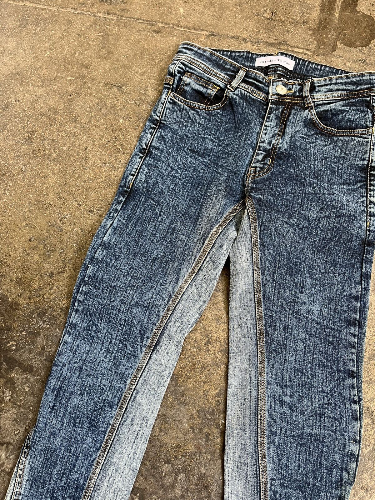 Vintage Flare denim dark wash Size US 30 / EU 46 - 2 Thumbnail