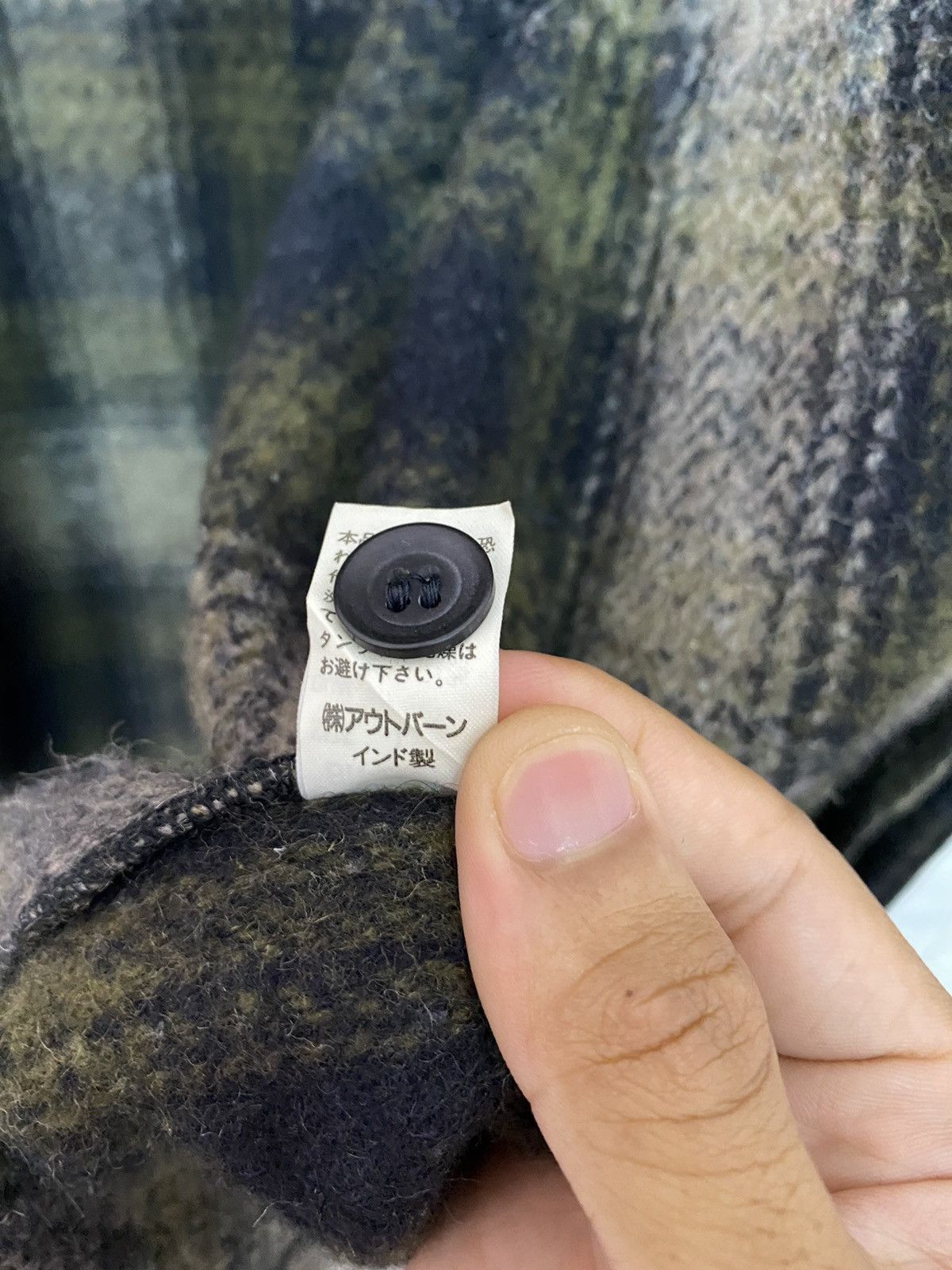 Flannel 🔥VINTAGE 90s BEAR BROWN TARTAN WOOL ZIPPER HEAVY JACKET Size US L / EU 52-54 / 3 - 15 Thumbnail
