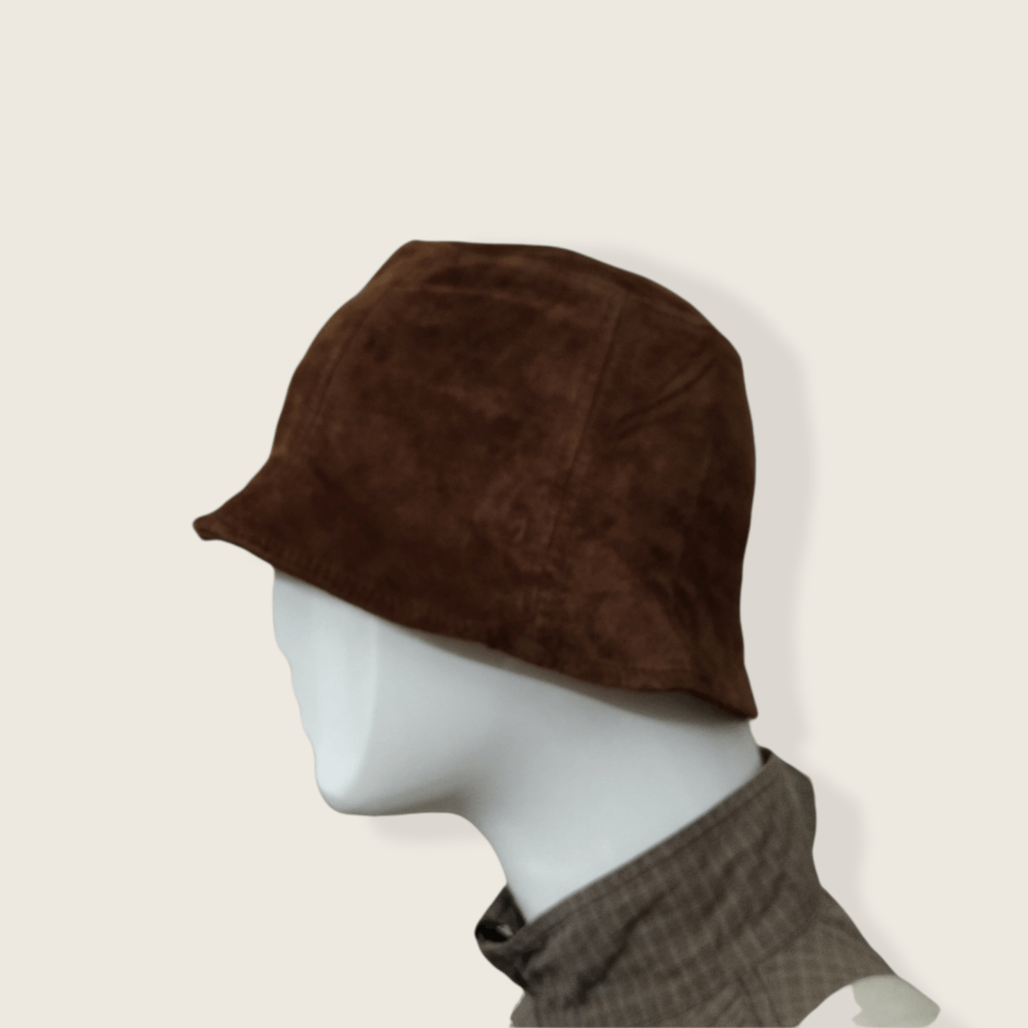 Genuine Leather × Vintage VINTAGE GENUINE PIG LEATHER BUCKET HAT Size ONE SIZE - 4 Thumbnail