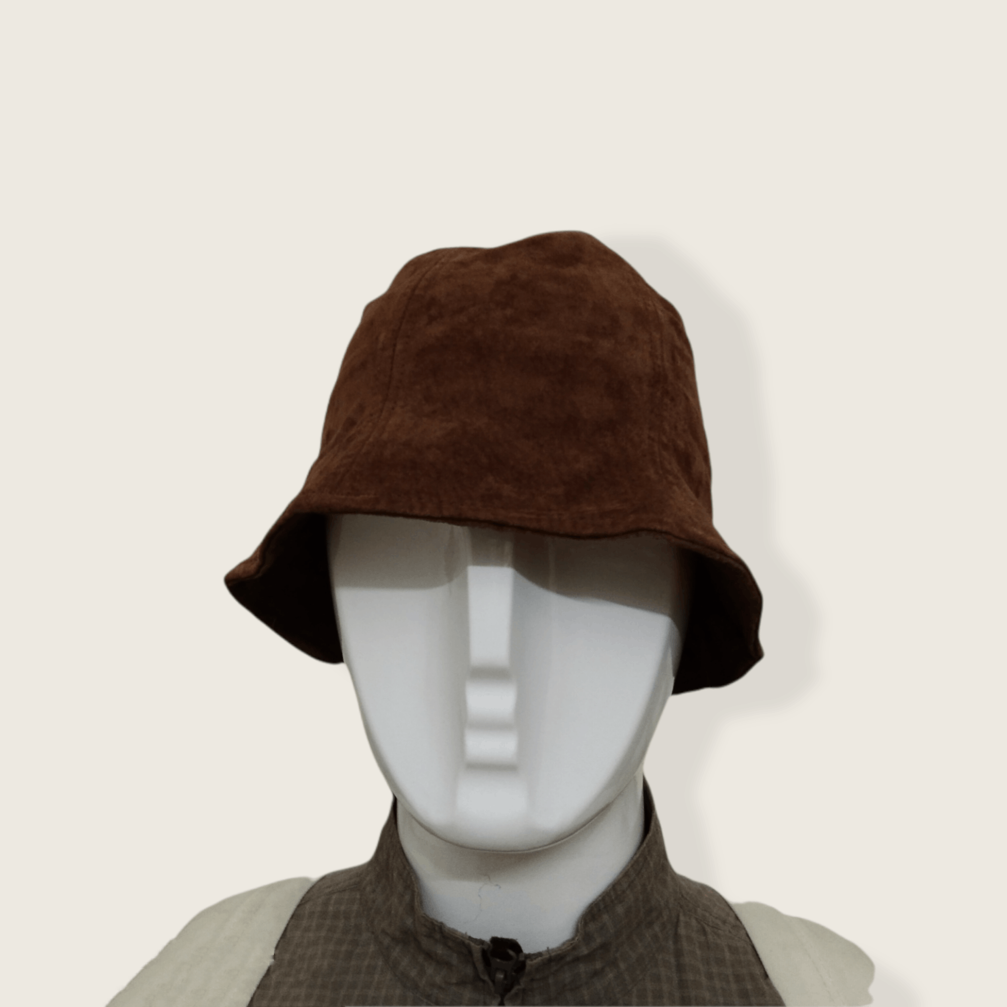 Genuine Leather × Vintage VINTAGE GENUINE PIG LEATHER BUCKET HAT Size ONE SIZE - 5 Thumbnail