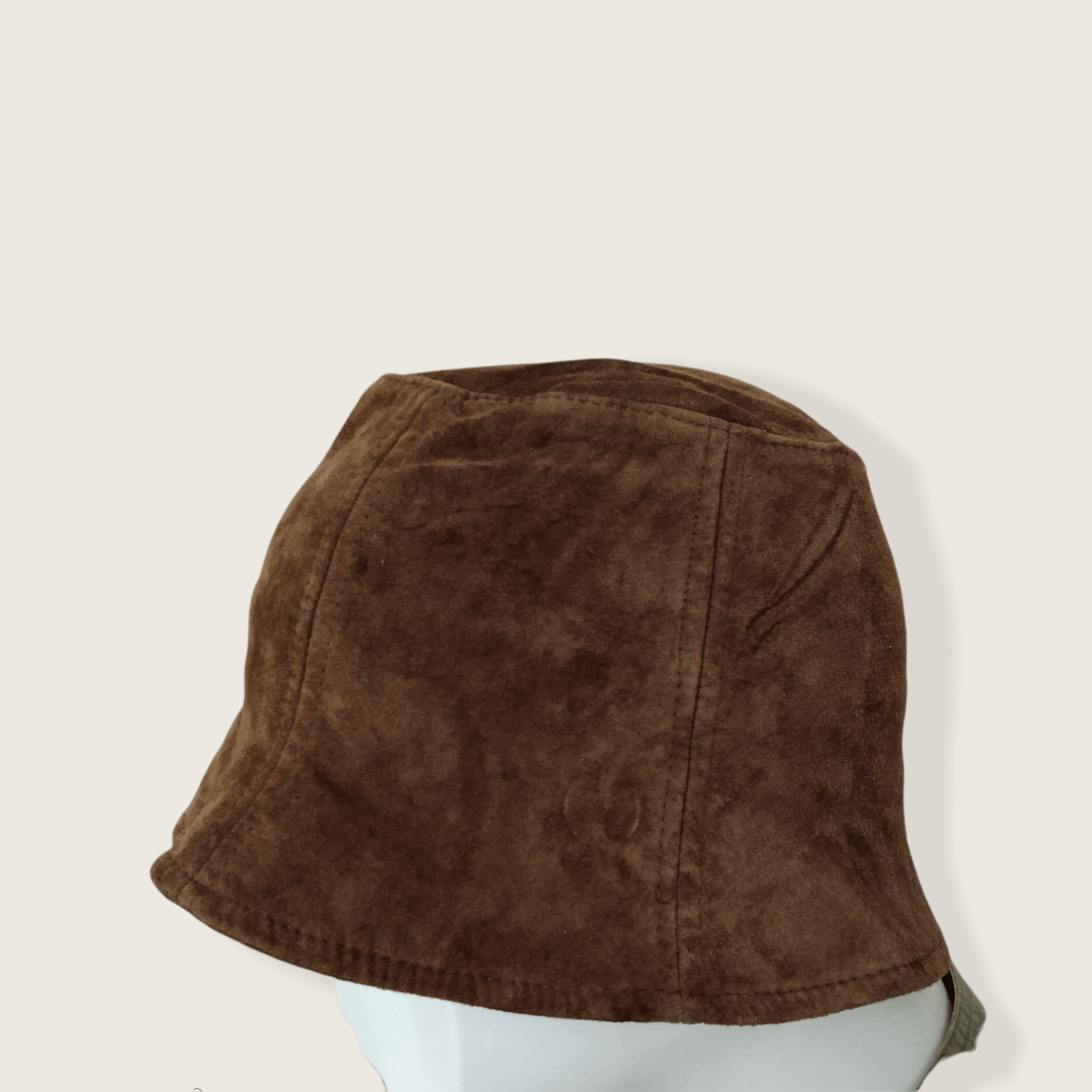 Genuine Leather × Vintage VINTAGE GENUINE PIG LEATHER BUCKET HAT Size ONE SIZE - 7 Thumbnail