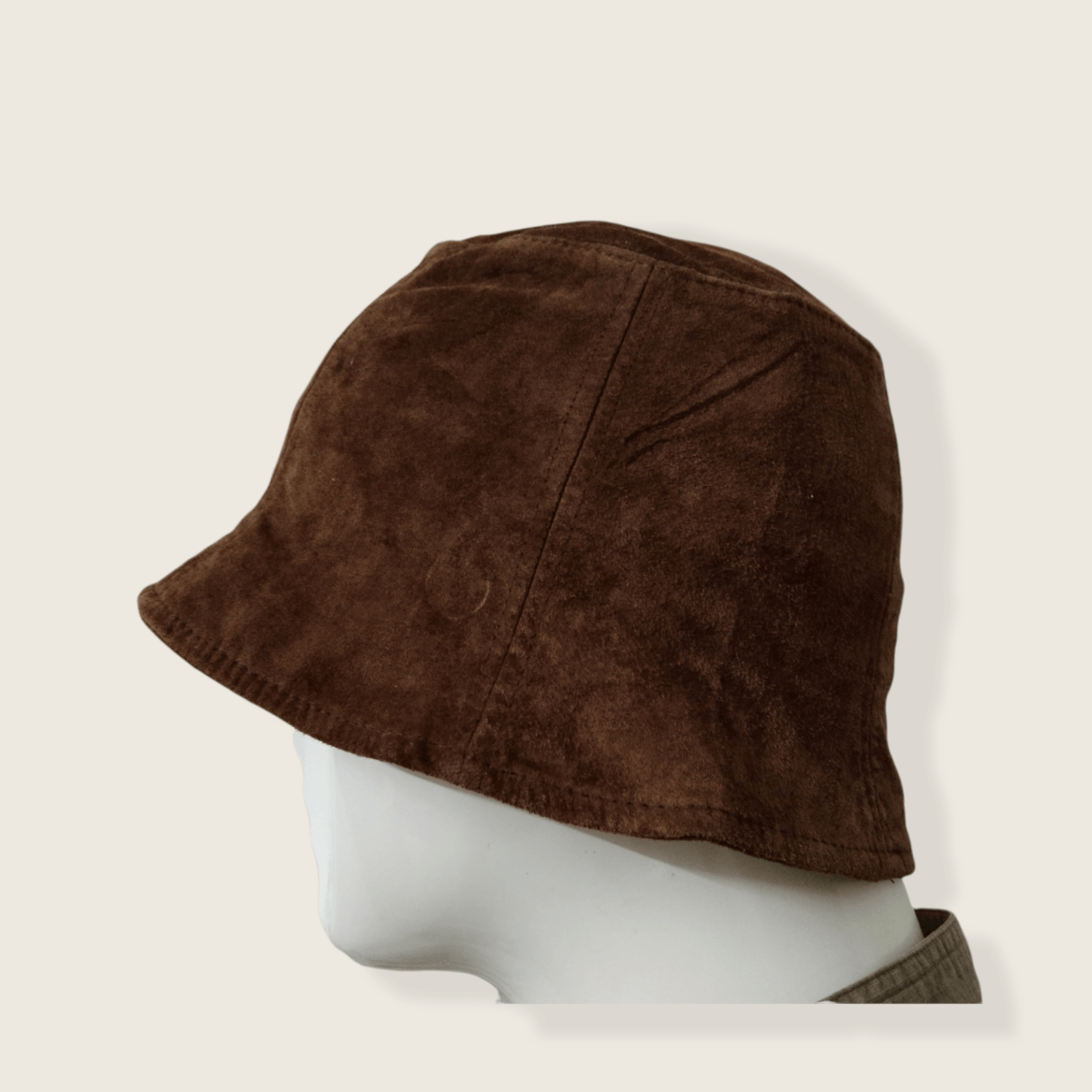 Genuine Leather × Vintage VINTAGE GENUINE PIG LEATHER BUCKET HAT Size ONE SIZE - 6 Thumbnail