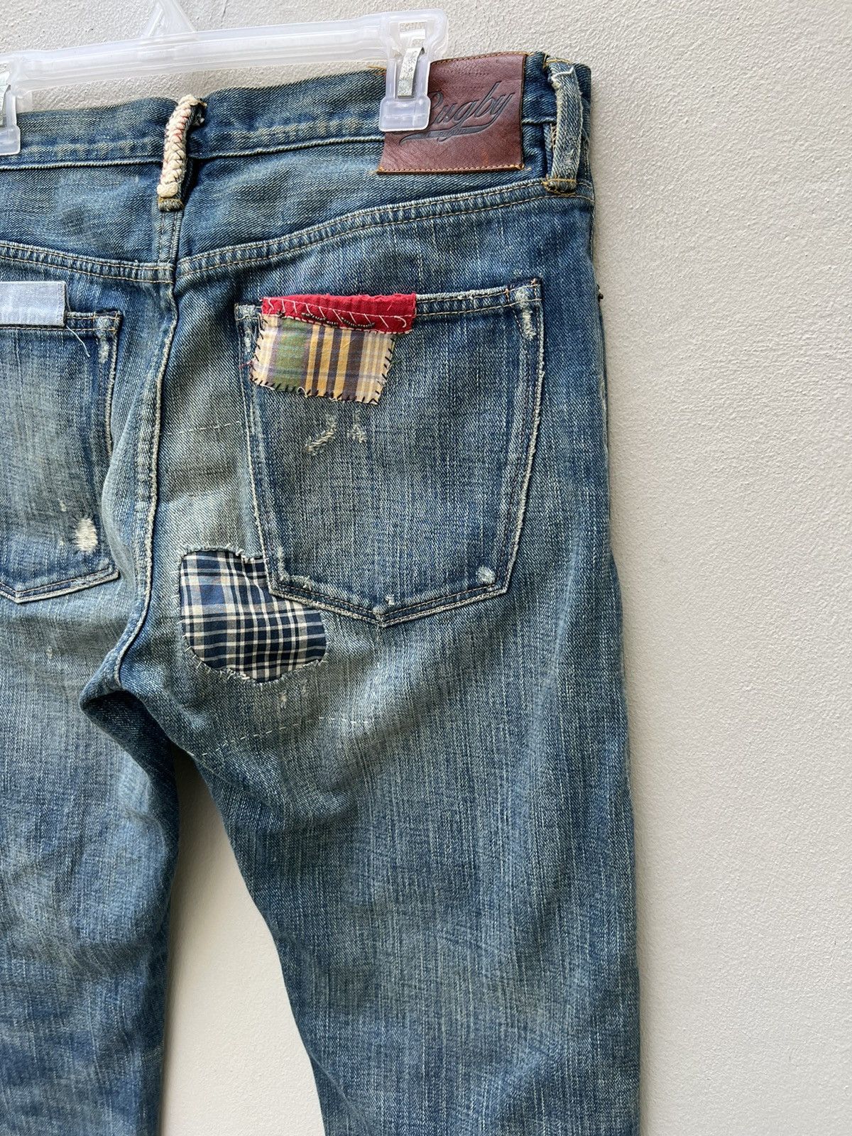 Ralph Lauren Ralph Lauren Rugby Patchwork Distressed Slim Denim Jeans Size US 32 / EU 48 - 15 Thumbnail