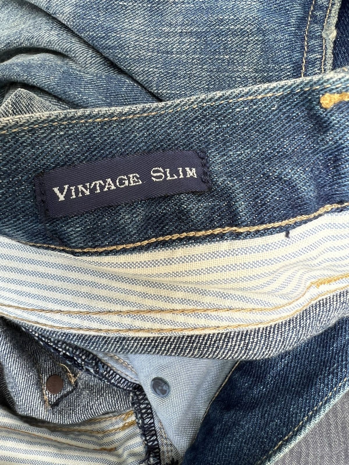 Ralph Lauren Ralph Lauren Rugby Patchwork Distressed Slim Denim Jeans Size US 32 / EU 48 - 21 Thumbnail