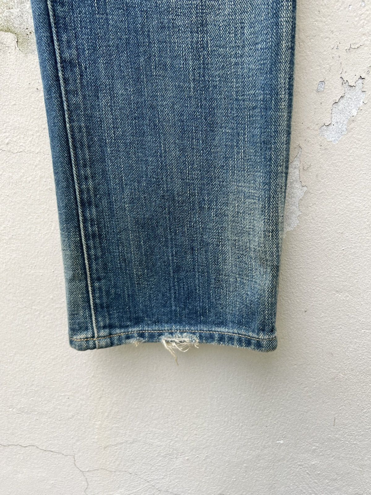 Ralph Lauren Ralph Lauren Rugby Patchwork Distressed Slim Denim Jeans Size US 32 / EU 48 - 10 Thumbnail