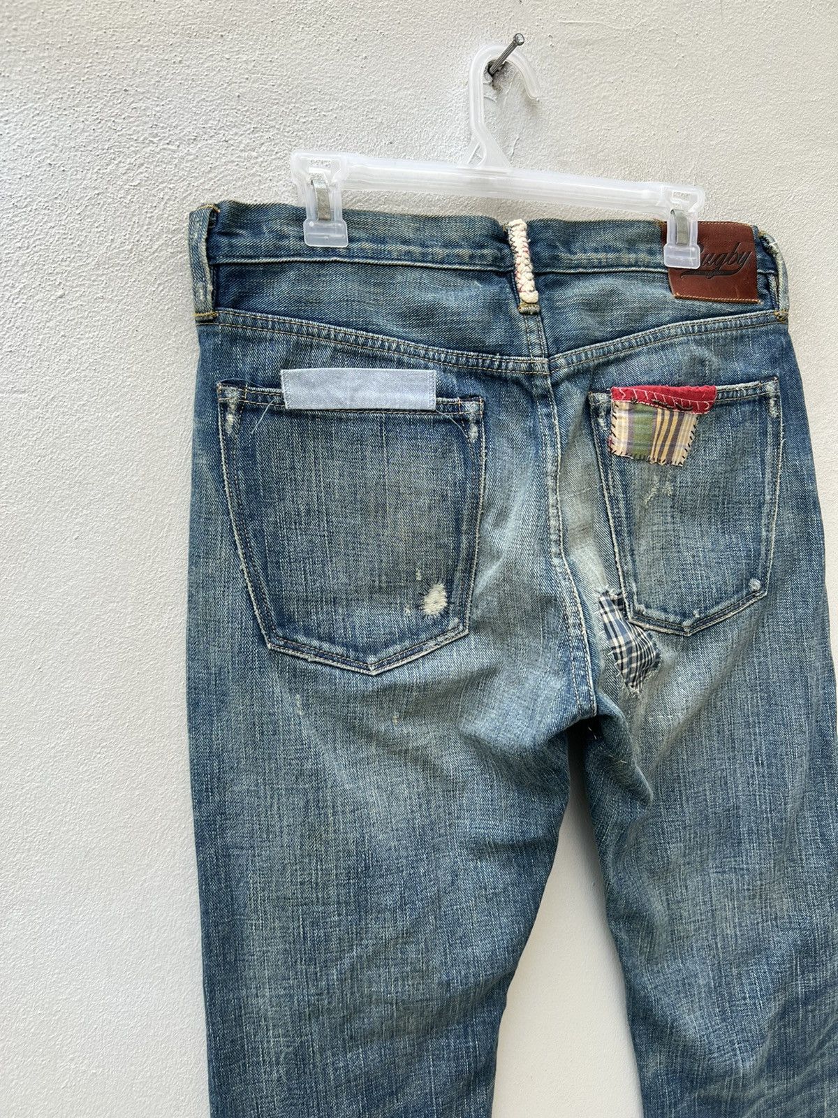 Ralph Lauren Ralph Lauren Rugby Patchwork Distressed Slim Denim Jeans Size US 32 / EU 48 - 13 Thumbnail