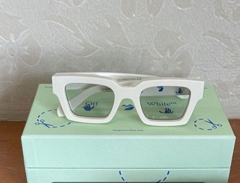 Off-White Rare Off-White Virgil Abloh Acetate Sunglasses Size ONE SIZE - 1 Thumbnail