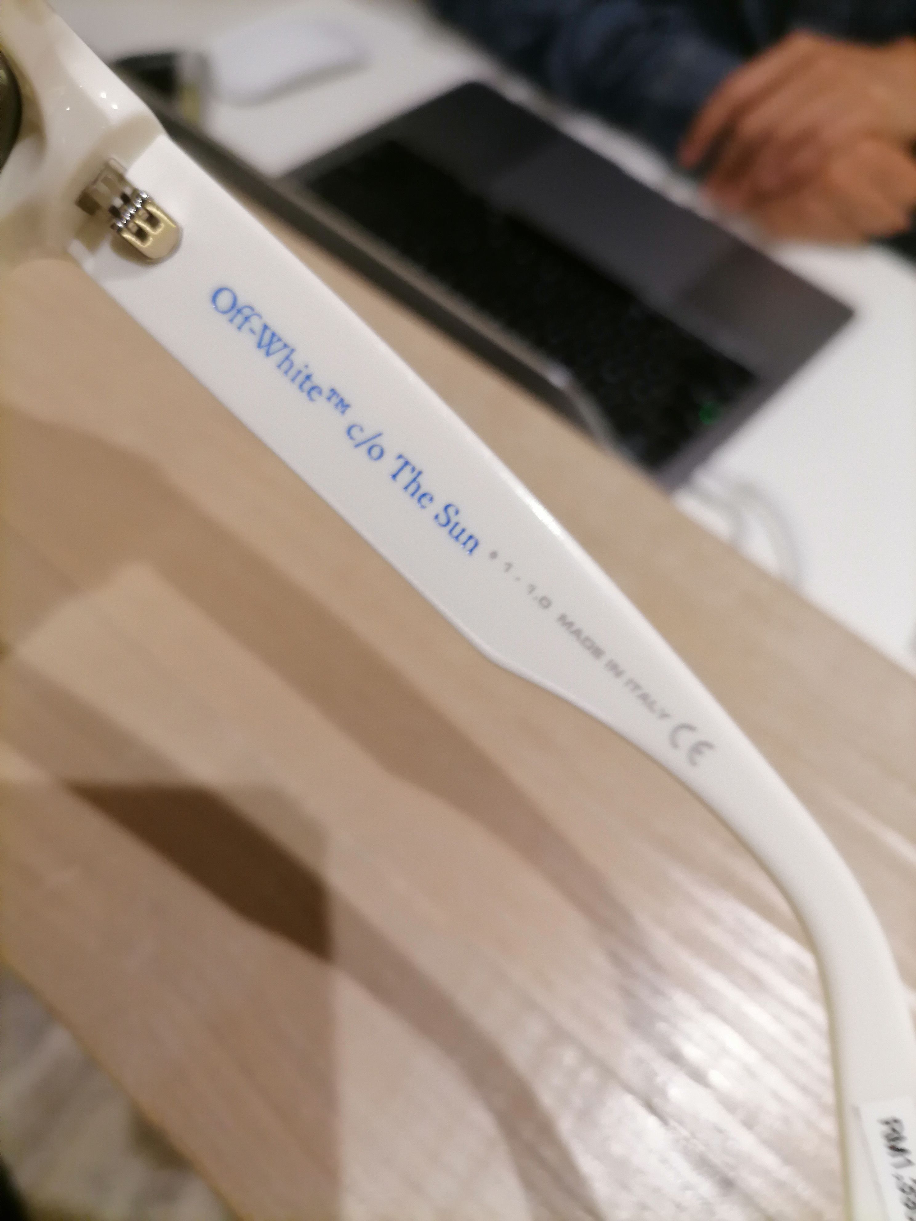 Off-White Rare Off-White Virgil Abloh Acetate Sunglasses Size ONE SIZE - 2 Thumbnail