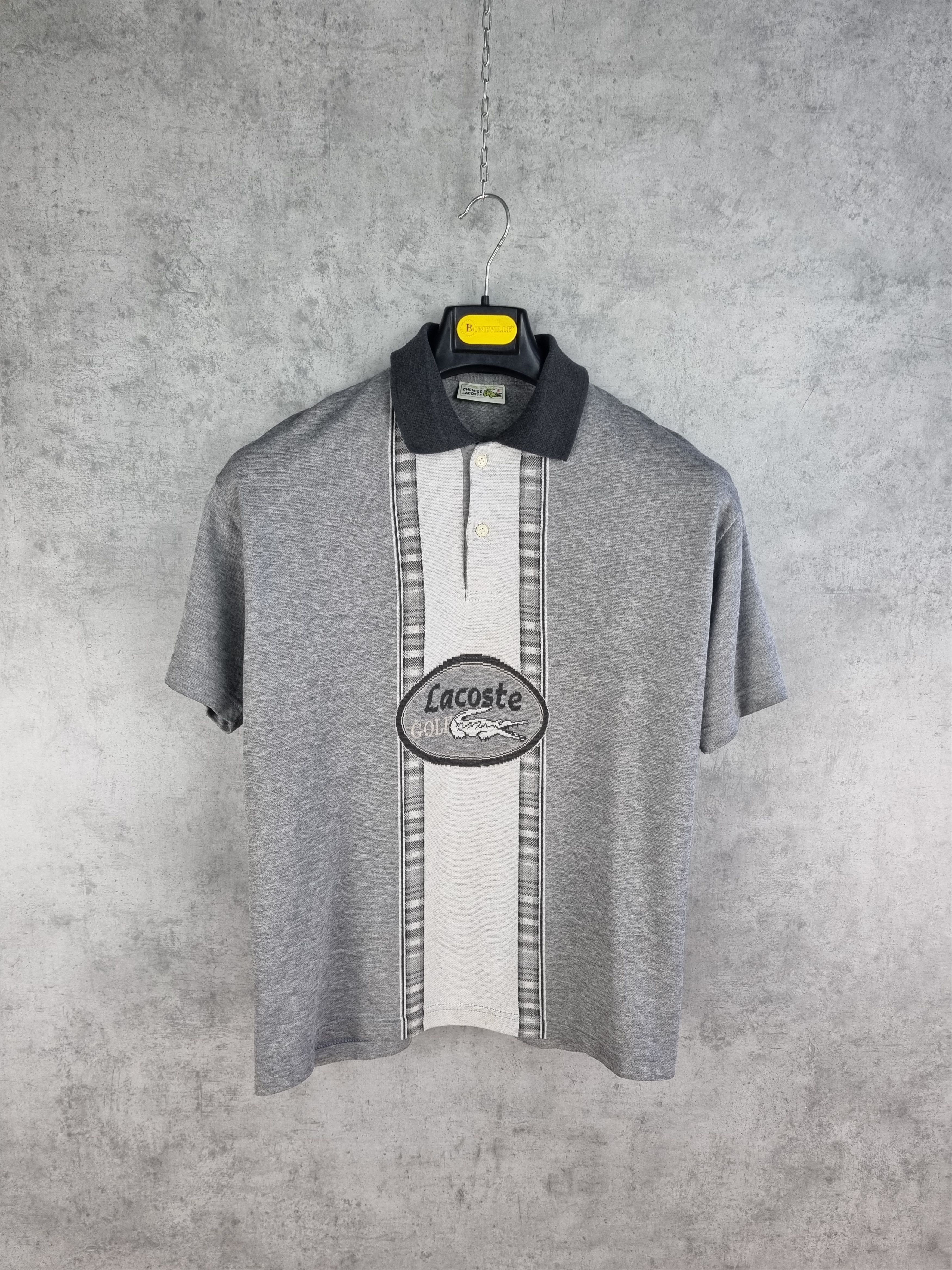 Lacoste × Vintage Rare 80s Lacoste Chemise Golf Polo Big Logo GOLF WANG Size US L / EU 52-54 / 3 - 2 Thumbnail