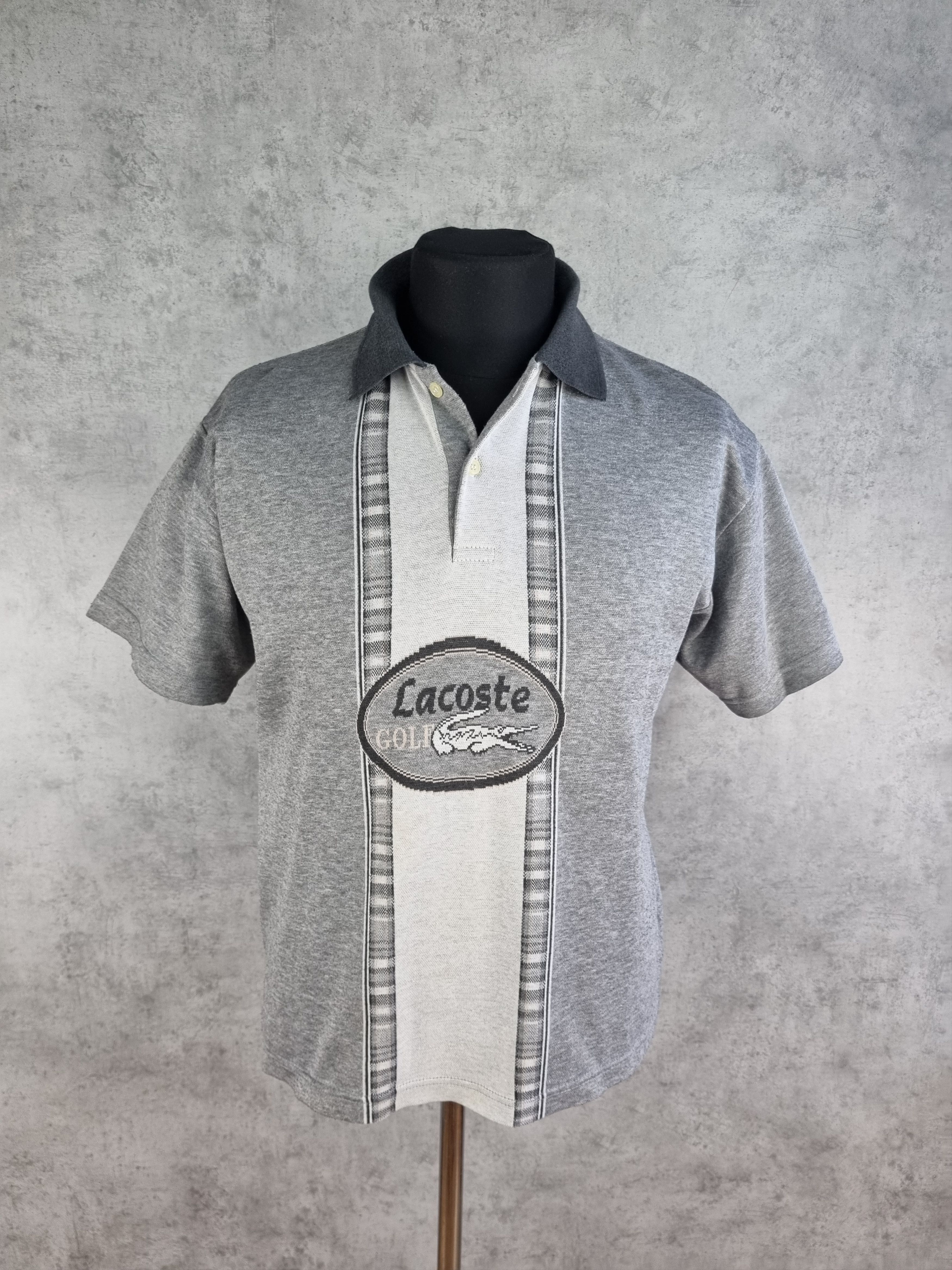 Lacoste × Vintage Rare 80s Lacoste Chemise Golf Polo Big Logo GOLF WANG Size US L / EU 52-54 / 3 - 4 Thumbnail