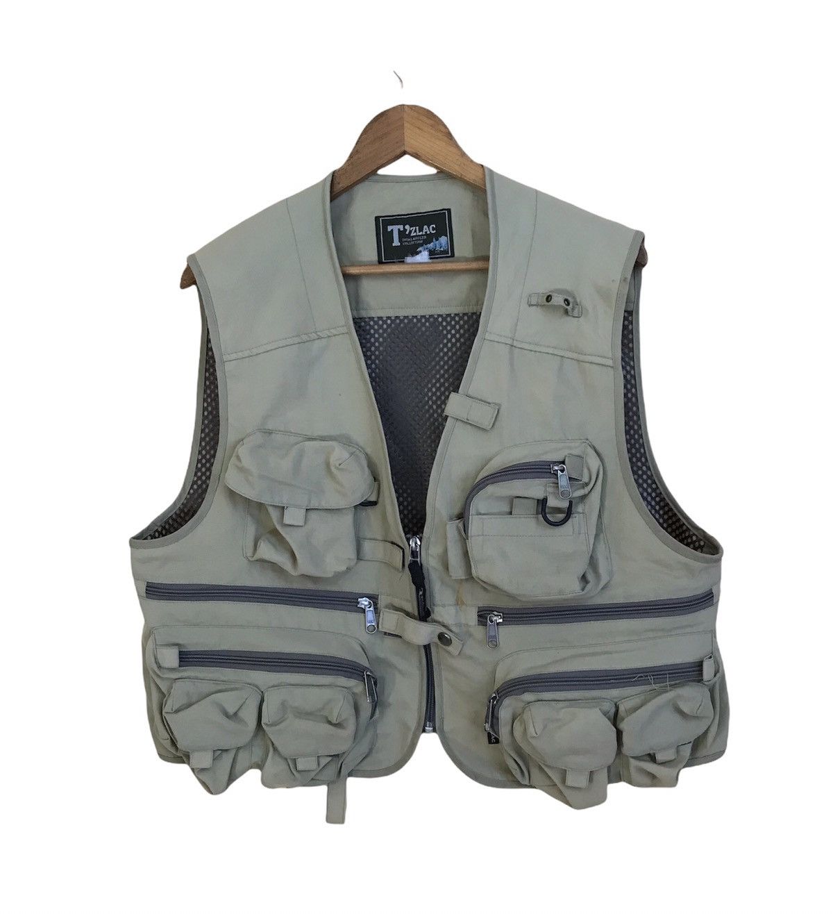 Japanese Brand × Vintage T’zlac Fishing Tactical vest jacket Size US M / EU 48-50 / 2 - 1 Thumbnail