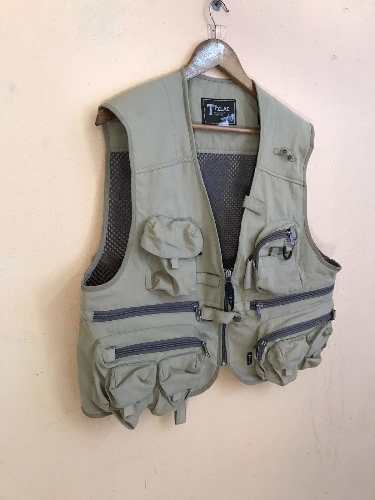 Japanese Brand × Vintage T’zlac Fishing Tactical vest jacket Size US M / EU 48-50 / 2 - 4 Thumbnail