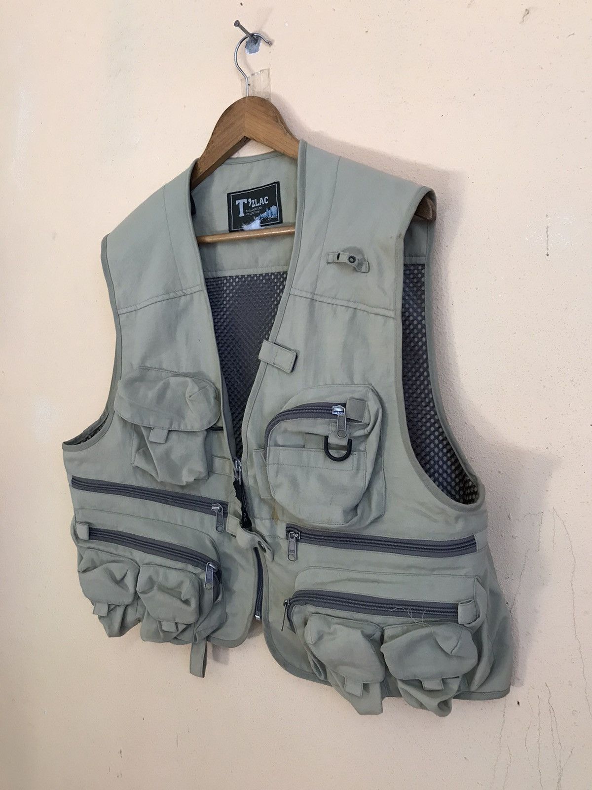 Japanese Brand × Vintage T’zlac Fishing Tactical vest jacket Size US M / EU 48-50 / 2 - 3 Thumbnail